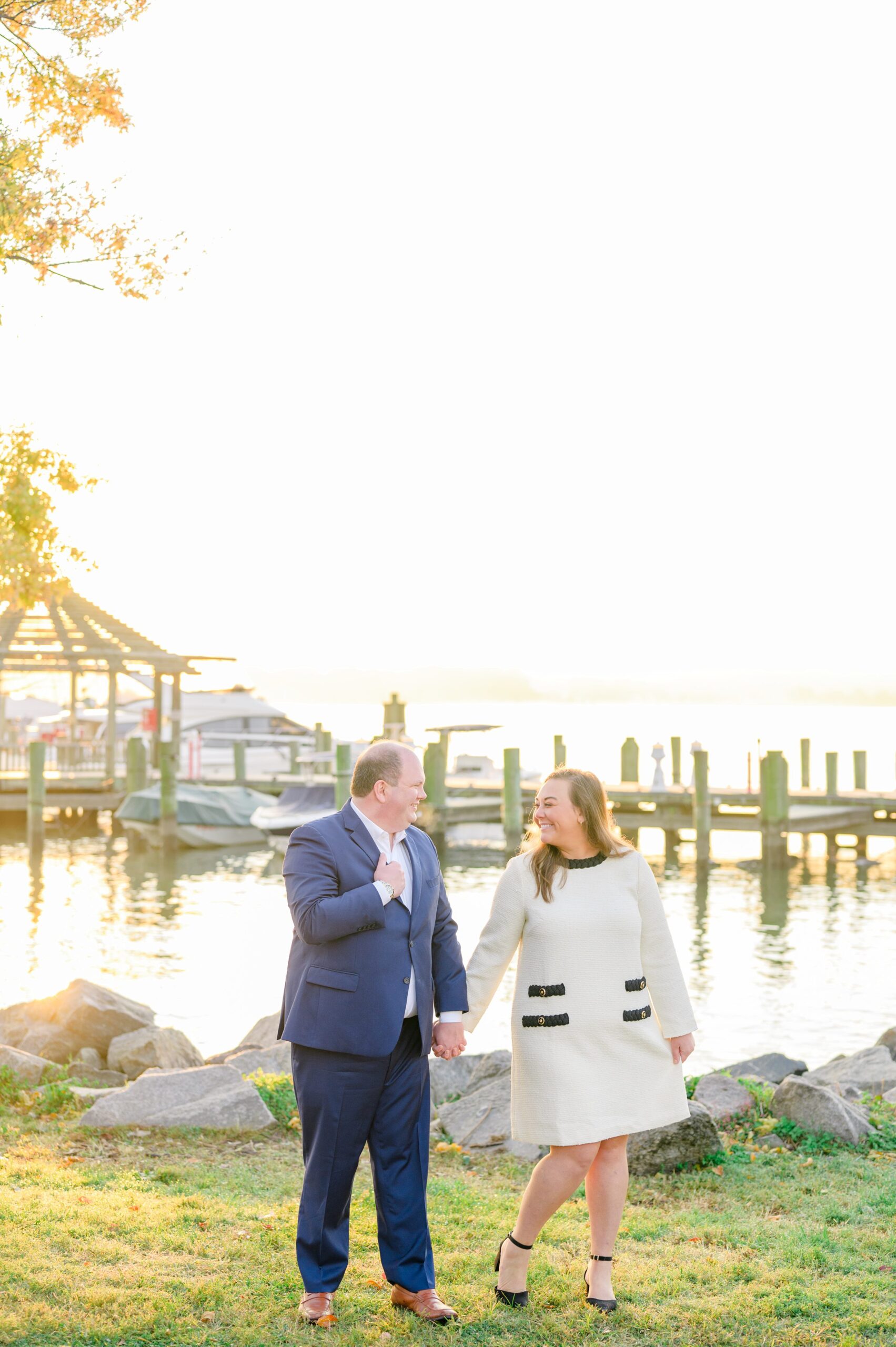 Anniversary Portraits in Old Town Alexandria photographed by Baltimore Wedding Photographer Cait Kramer.