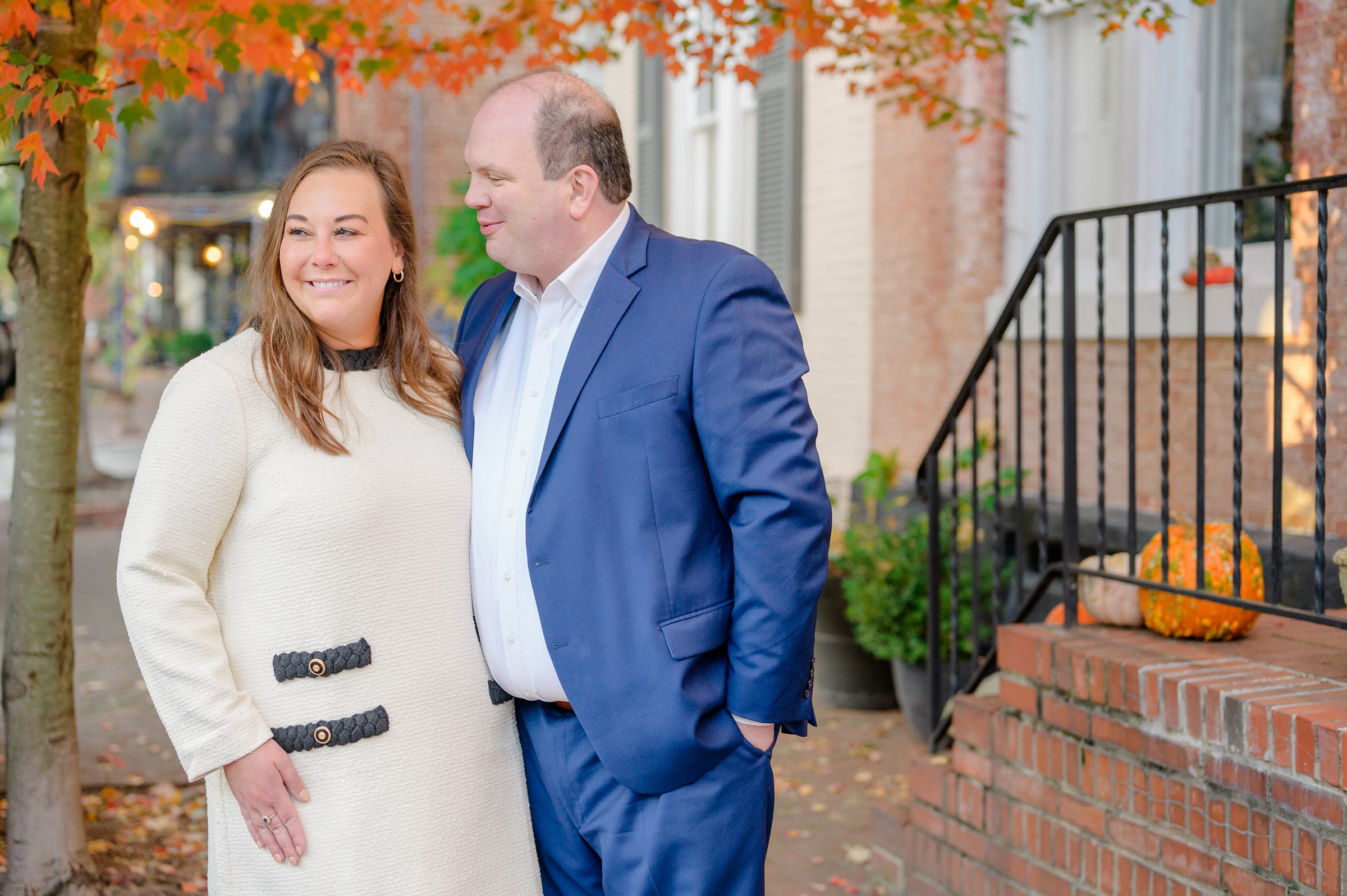 Anniversary Portraits in Old Town Alexandria photographed by Baltimore Wedding Photographer Cait Kramer.