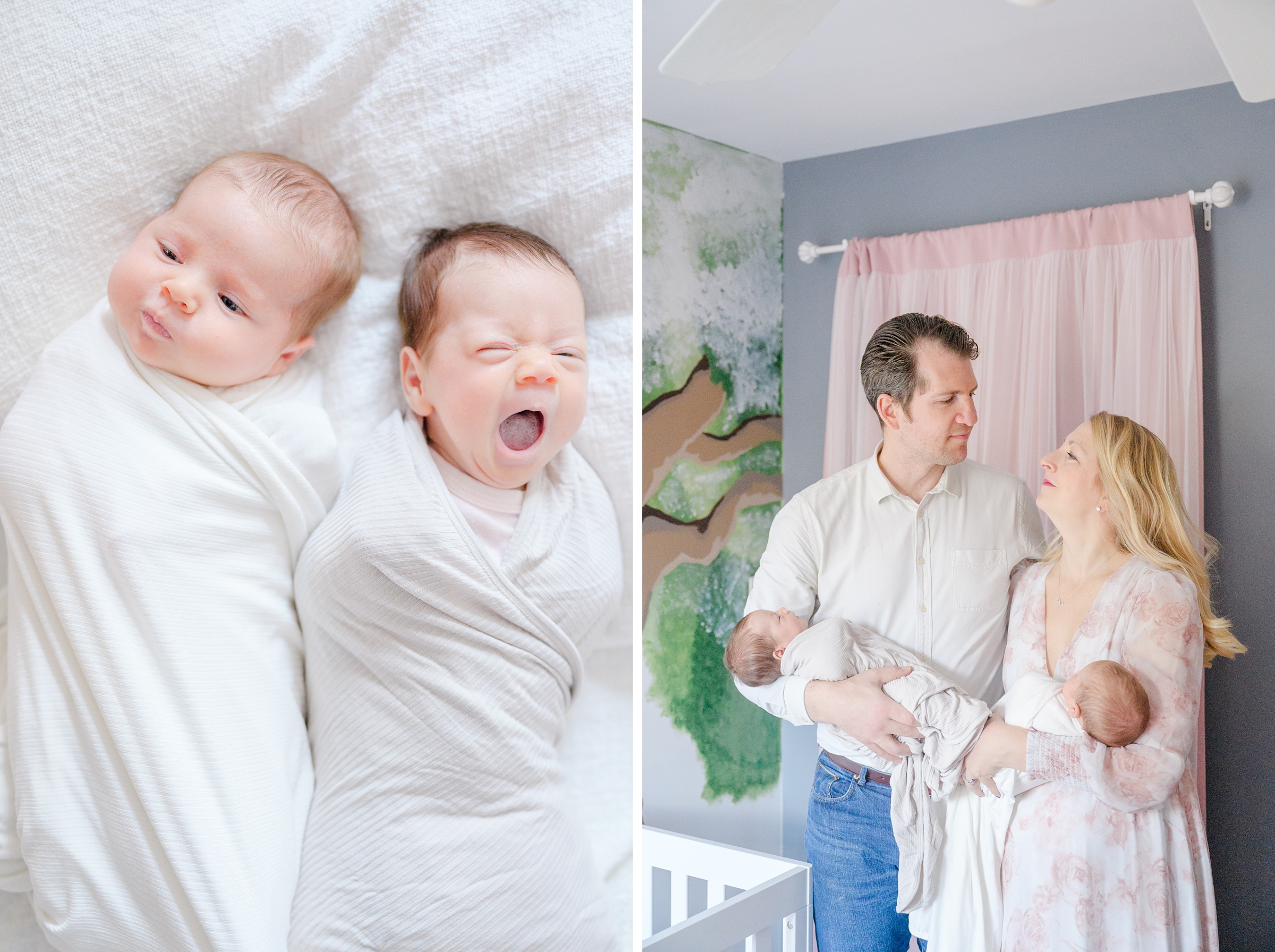 In-home newborn photography session photographed by Newborn Photographer in Baltimore, Maryland Cait Kramer.