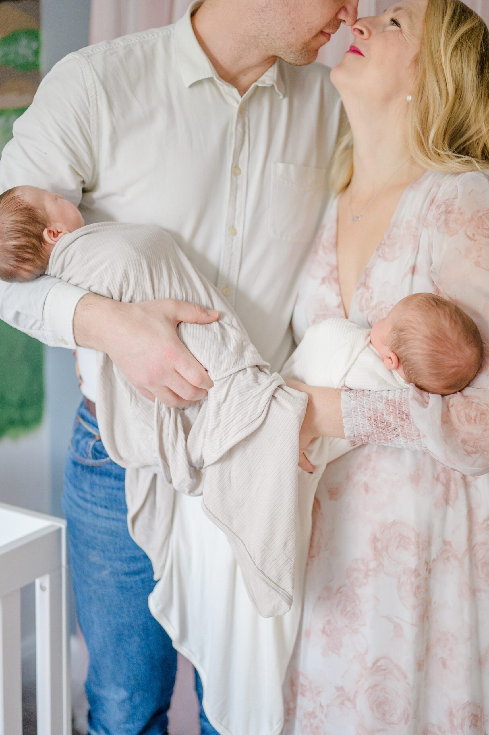 In-home newborn photography session photographed by Newborn Photographer in Baltimore, Maryland Cait Kramer.