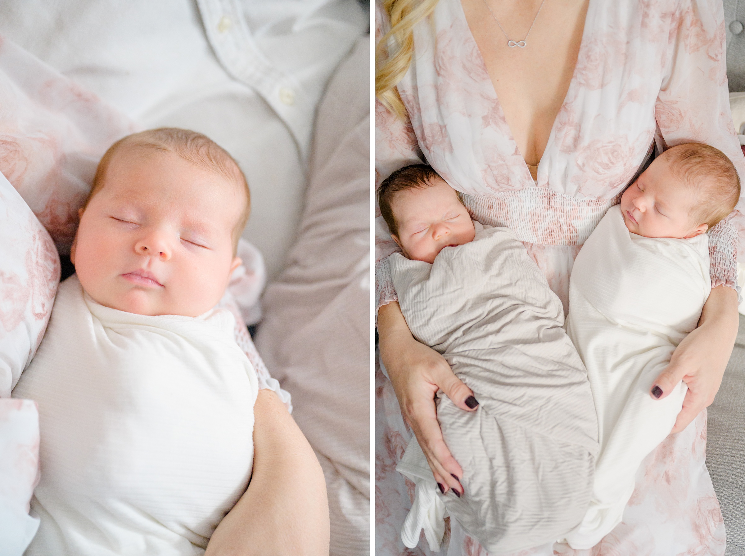 In-home newborn photography session photographed by Newborn Photographer in Baltimore, Maryland Cait Kramer.