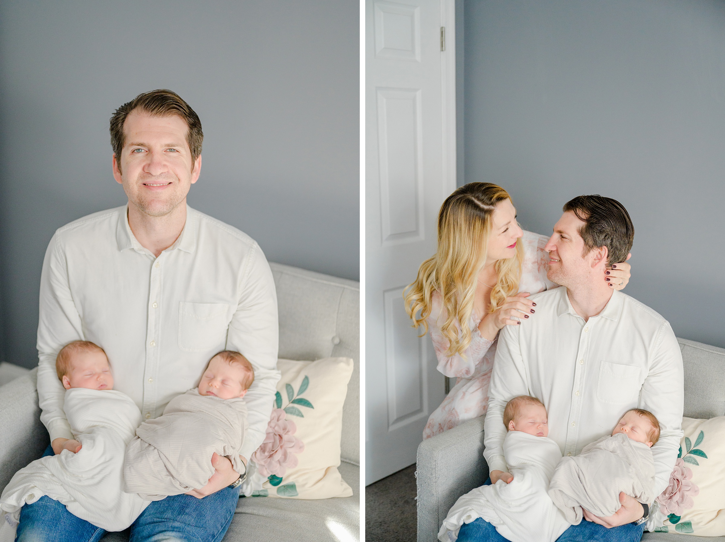 In-home newborn photography session photographed by Newborn Photographer in Baltimore, Maryland Cait Kramer.