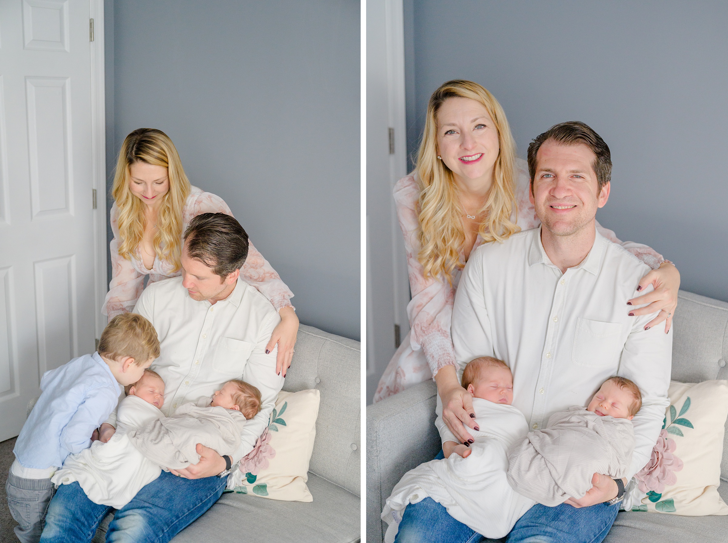 In-home newborn photography session photographed by Newborn Photographer in Baltimore, Maryland Cait Kramer.