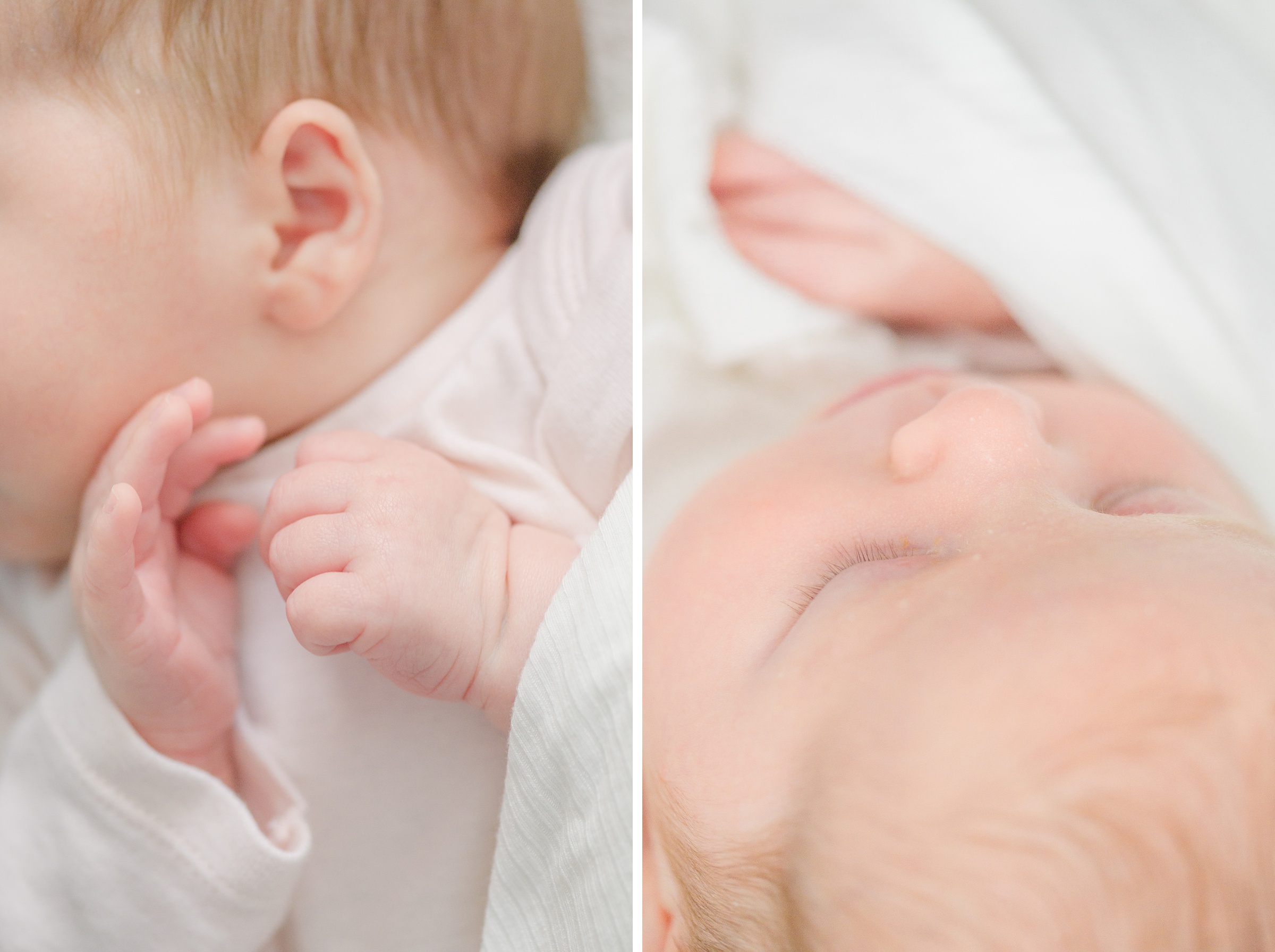 In-home newborn photography session photographed by Newborn Photographer in Baltimore, Maryland Cait Kramer.