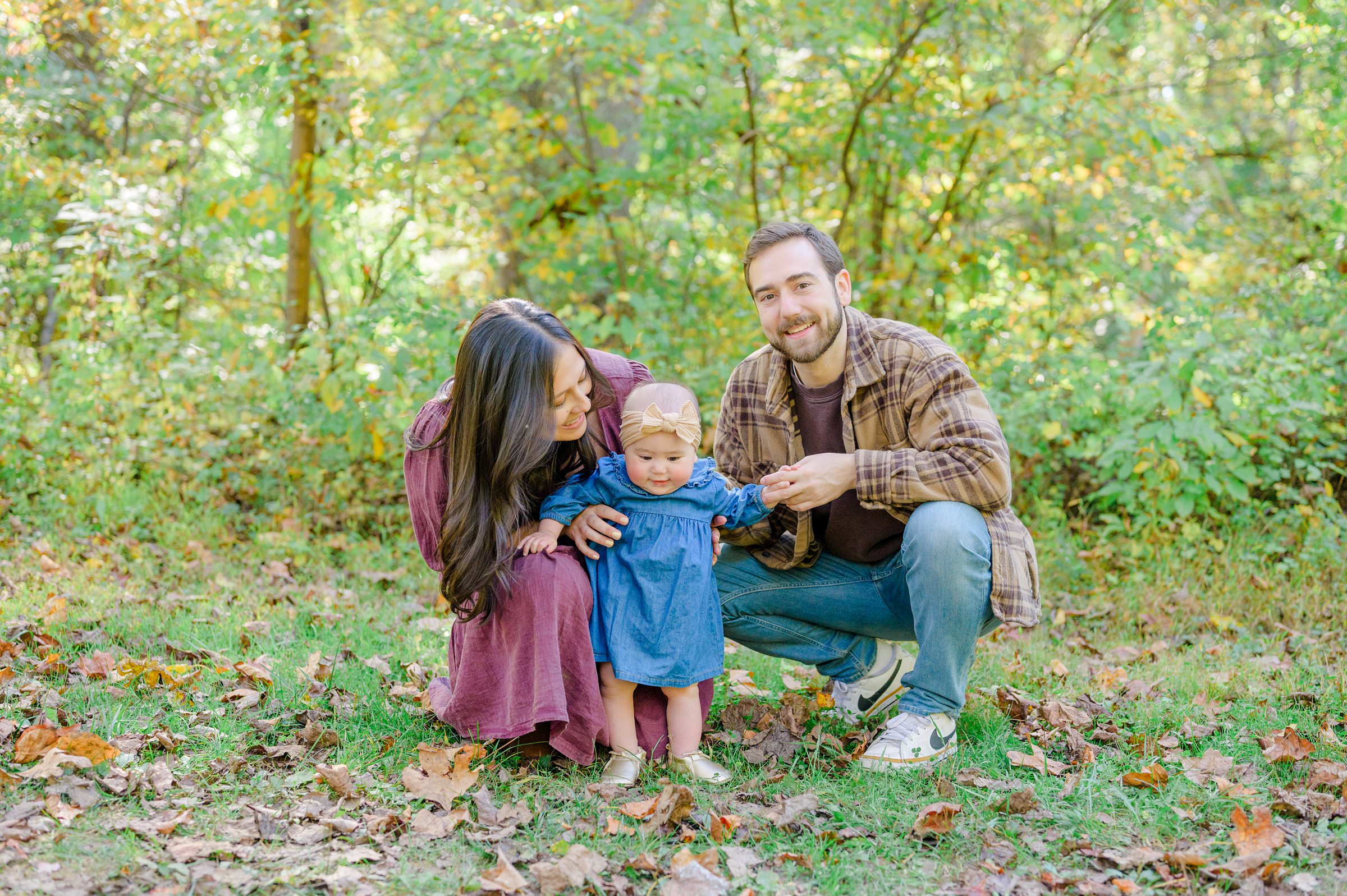 Family photo session at Oregon Ridge Park in Hunt Valley, MD photographed by Baltimore Portrait Photographer Cait Kramer.