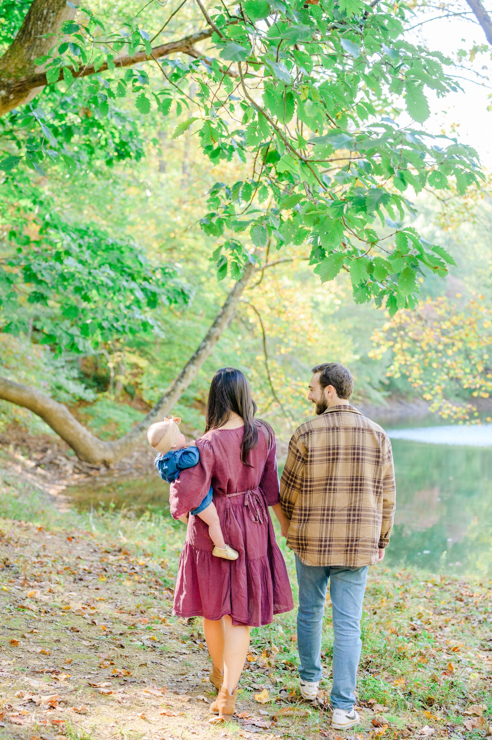 Family photo session at Oregon Ridge Park in Hunt Valley, MD photographed by Baltimore Portrait Photographer Cait Kramer.