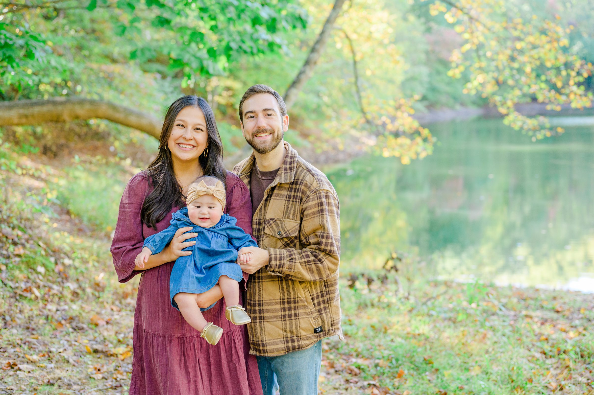 Family photo session at Oregon Ridge Park in Hunt Valley, MD photographed by Baltimore Portrait Photographer Cait Kramer.