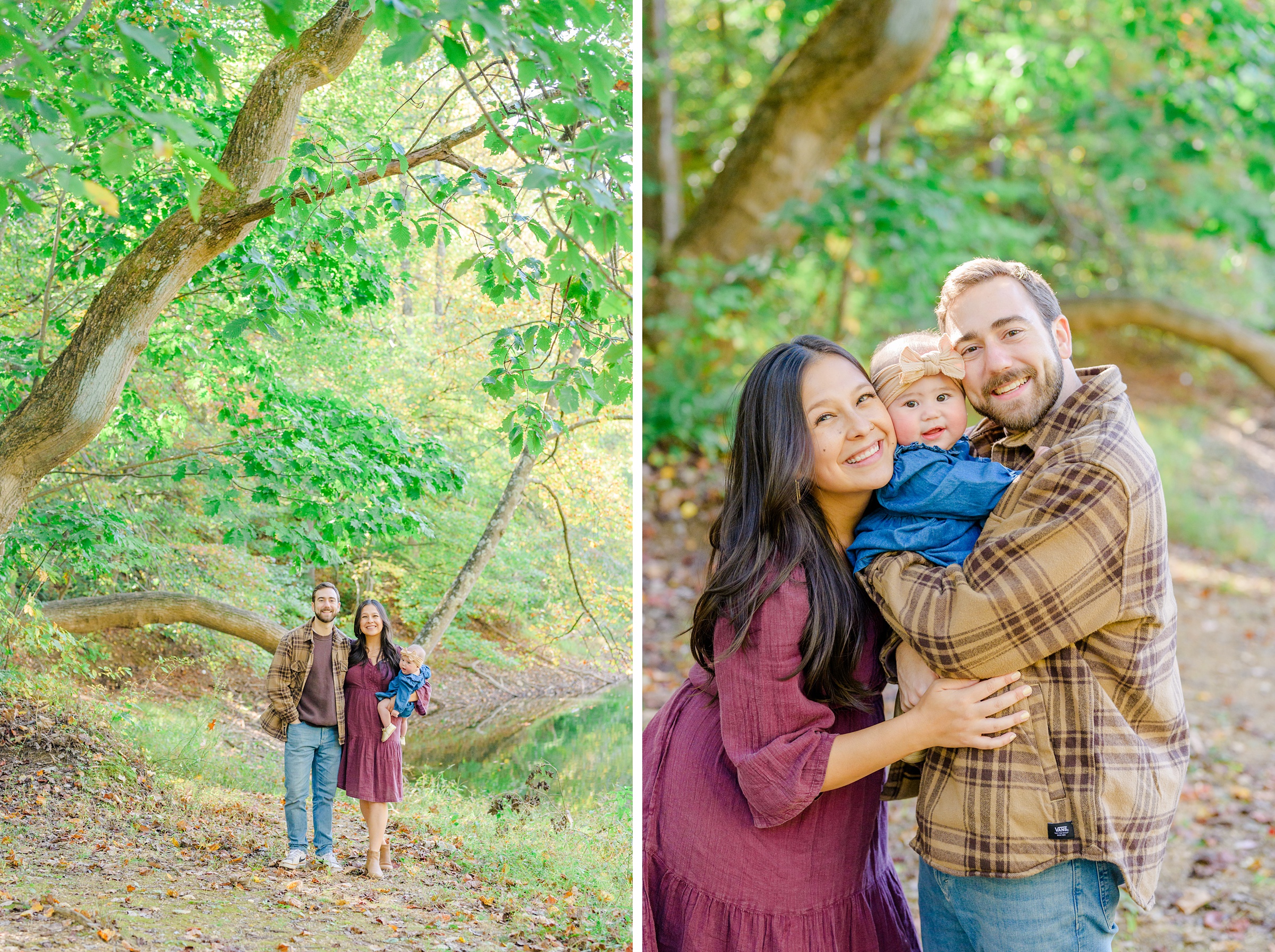 Family photo session at Oregon Ridge Park in Hunt Valley, MD photographed by Baltimore Portrait Photographer Cait Kramer.