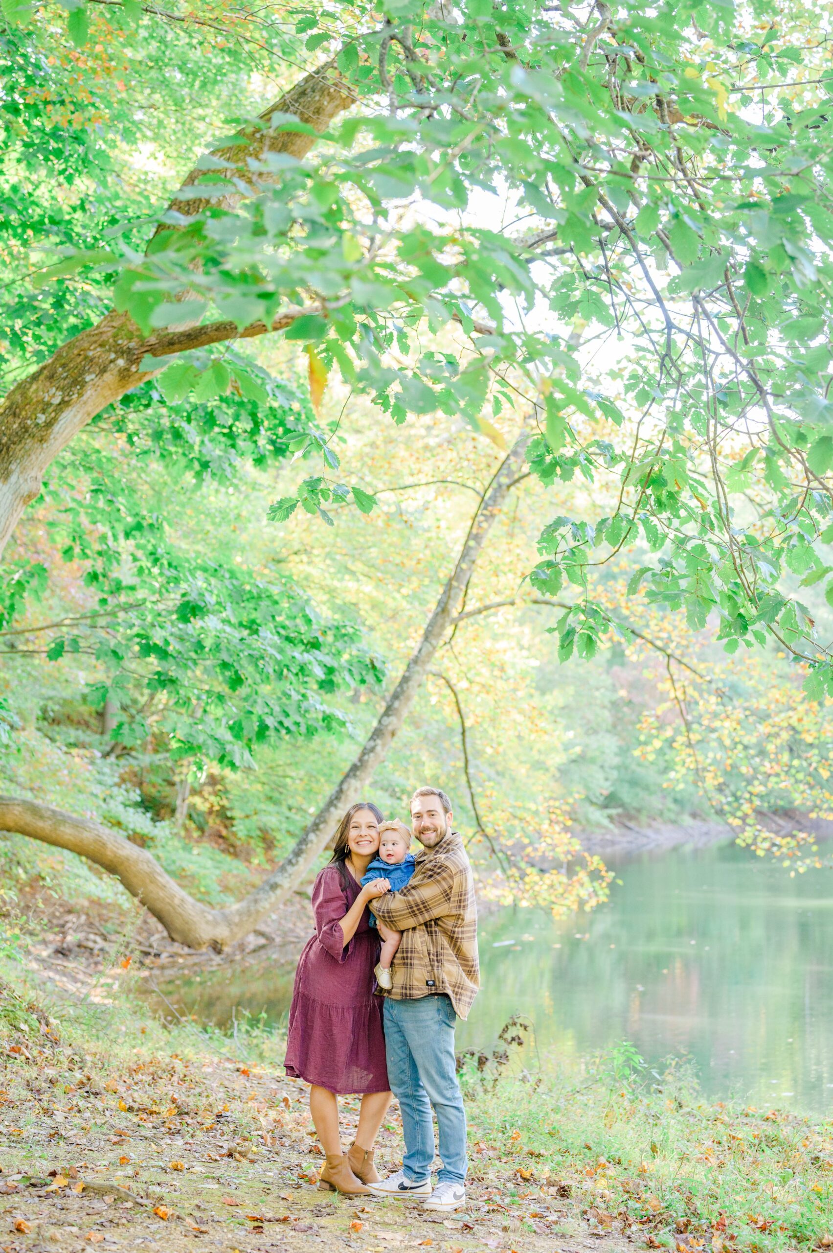 Family photo session at Oregon Ridge Park in Hunt Valley, MD photographed by Baltimore Portrait Photographer Cait Kramer.