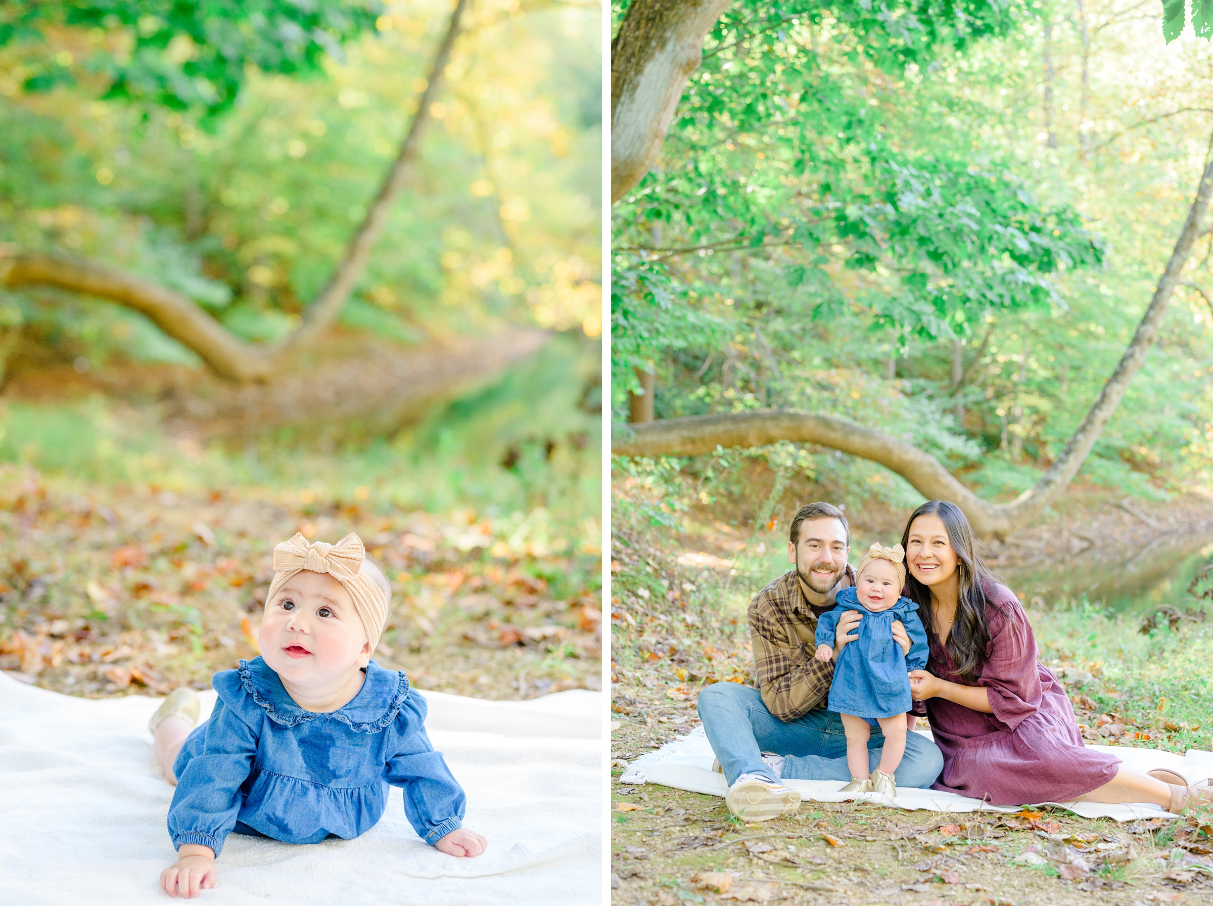 Family photo session at Oregon Ridge Park in Hunt Valley, MD photographed by Baltimore Portrait Photographer Cait Kramer.