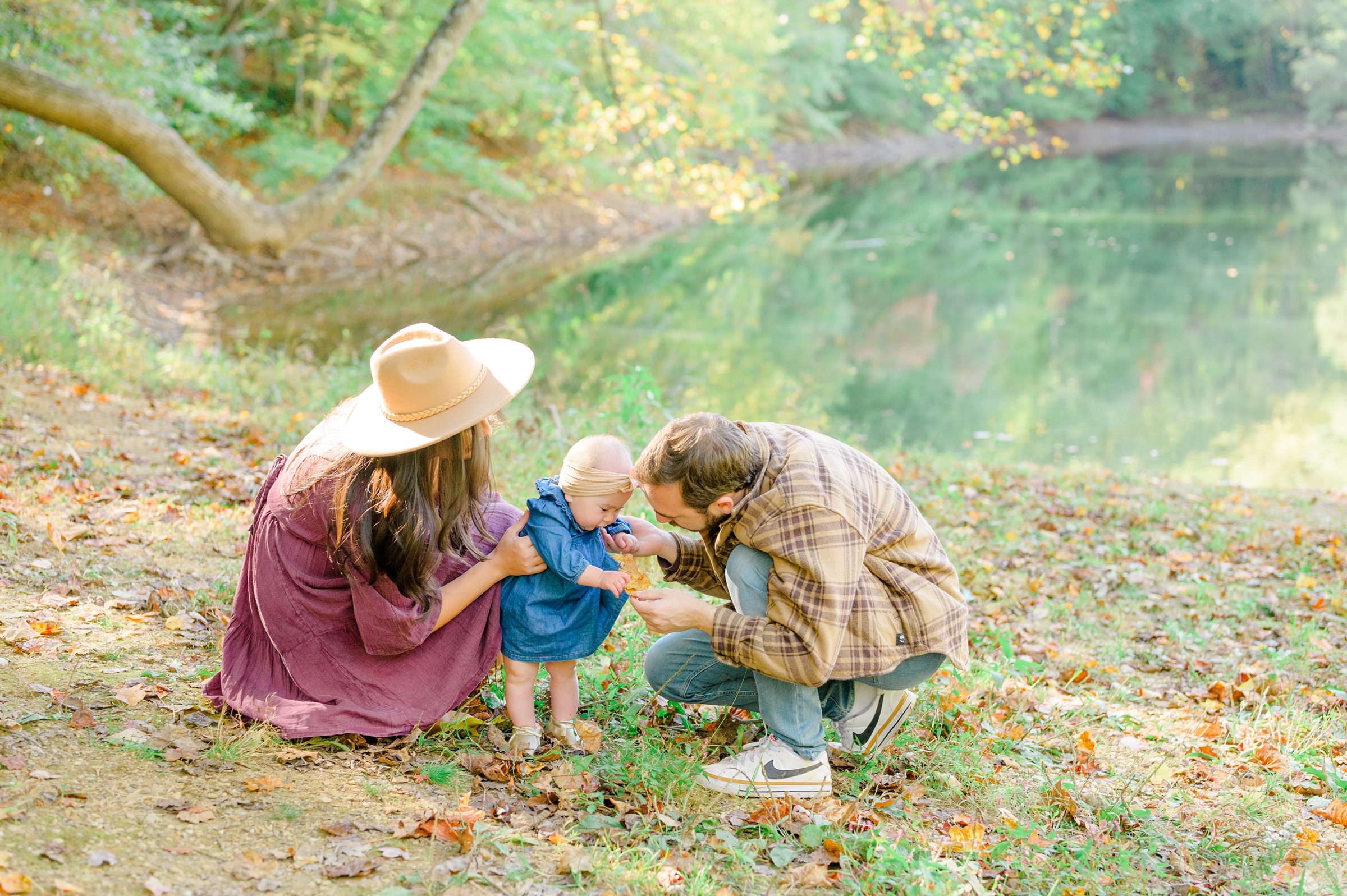 Family photo session in Hunt Valley, MD photographed by Baltimore Portrait Photographer Cait Kramer.