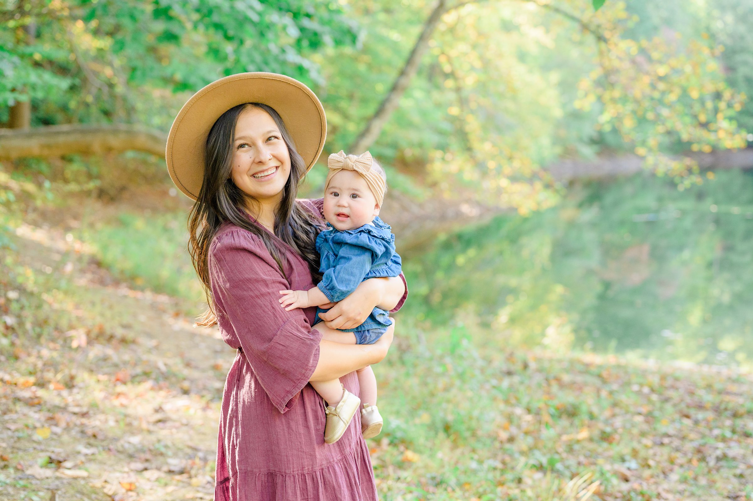 Family photo session at Oregon Ridge Park in Hunt Valley, MD photographed by Baltimore Portrait Photographer Cait Kramer.