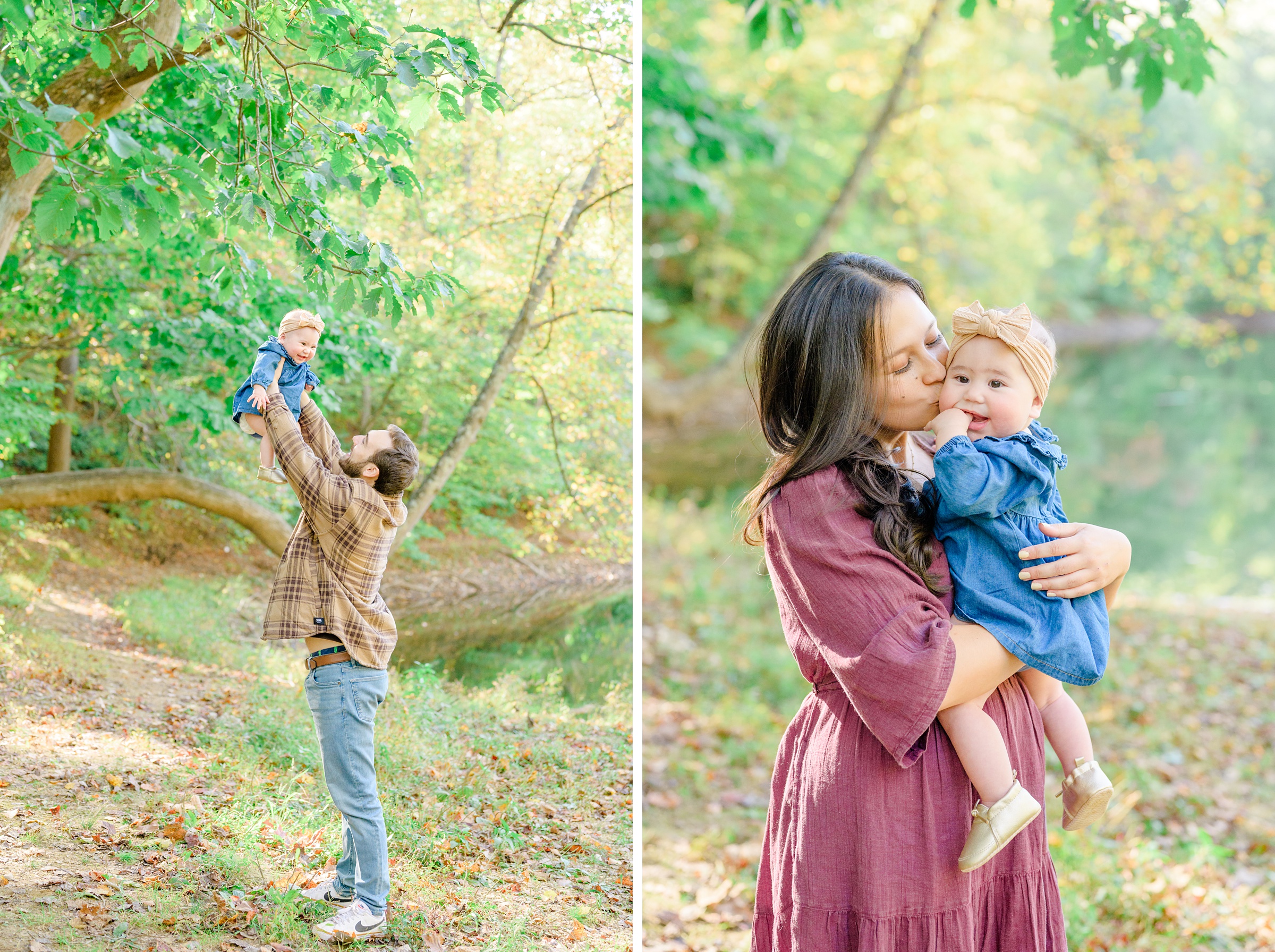 Family photo session in Hunt Valley, MD photographed by Baltimore Portrait Photographer Cait Kramer.