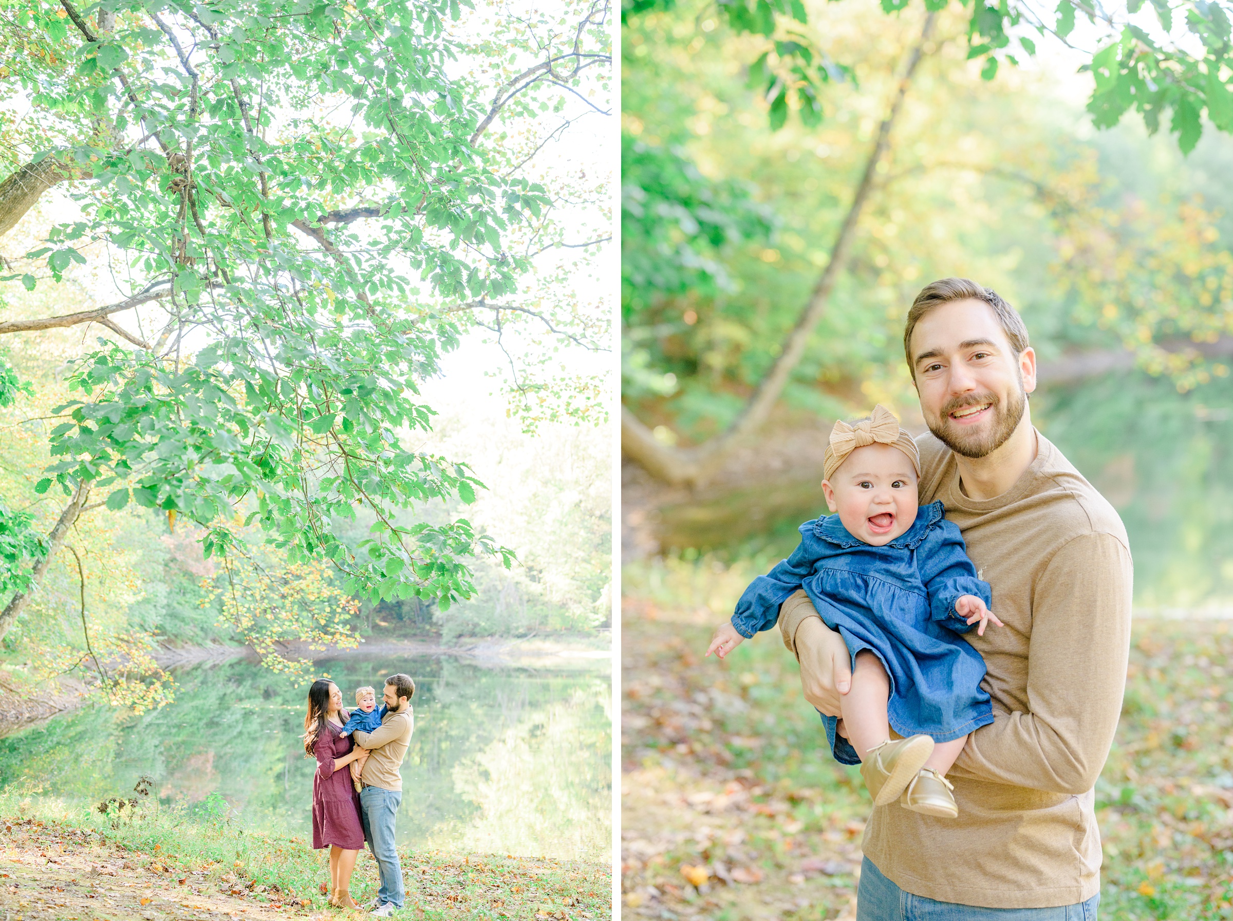 Family photo session in Hunt Valley, MD photographed by Baltimore Portrait Photographer Cait Kramer.