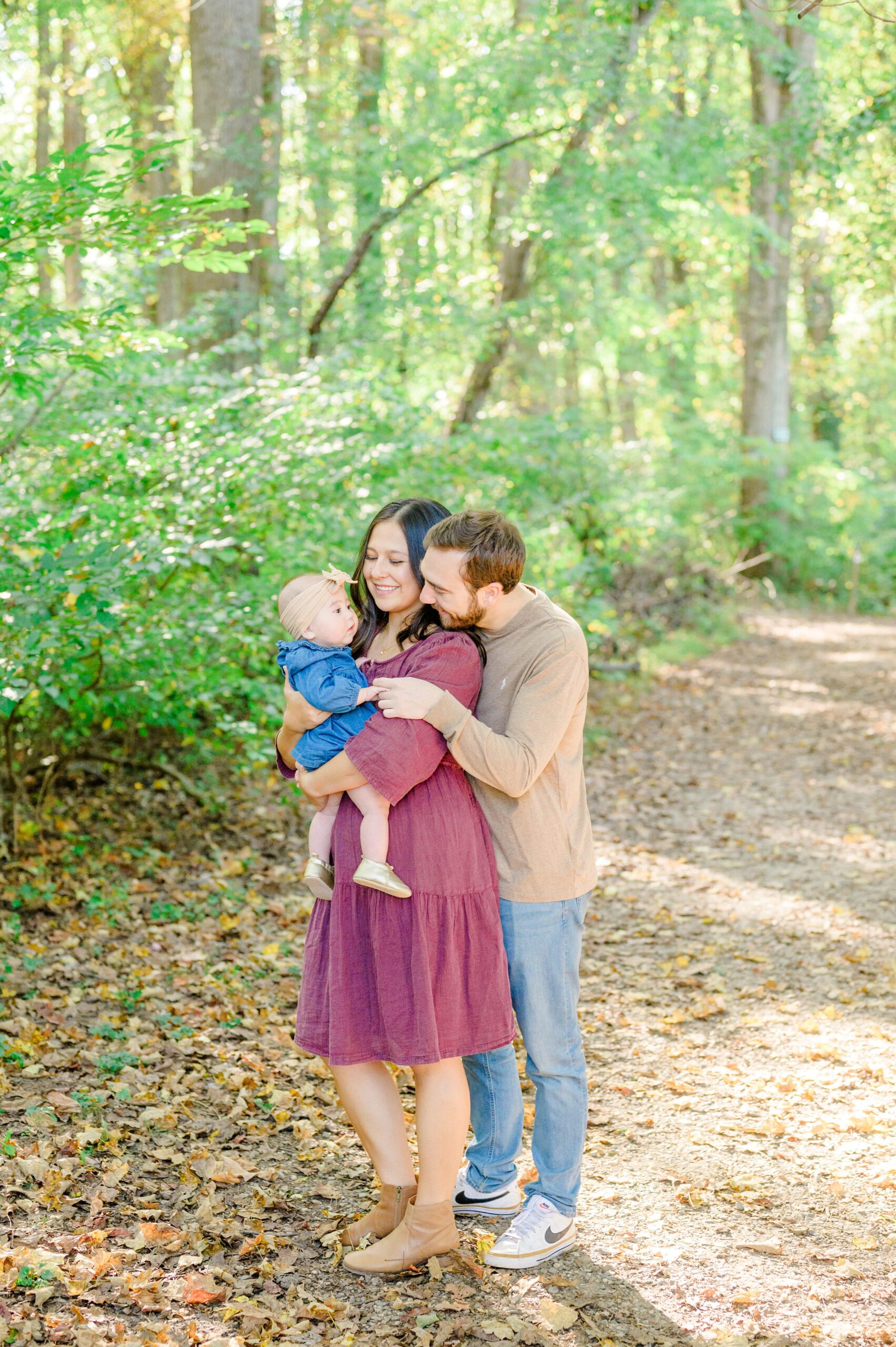 Family photo session in Hunt Valley, MD photographed by Baltimore Portrait Photographer Cait Kramer.