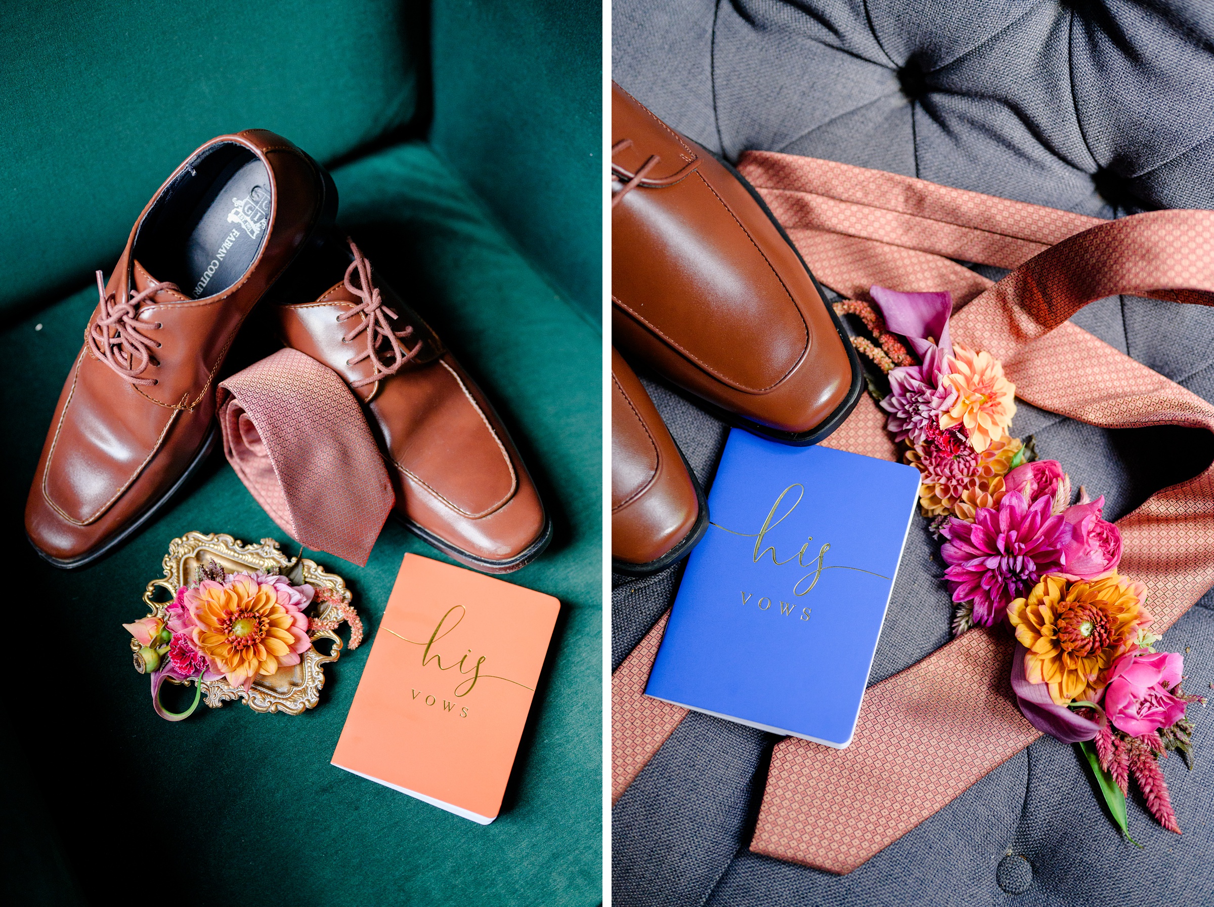 Colorful styled shoot at Rust Manor House photographed by Queer Affirming Wedding Photographer in Baltimore Cait Kramer.