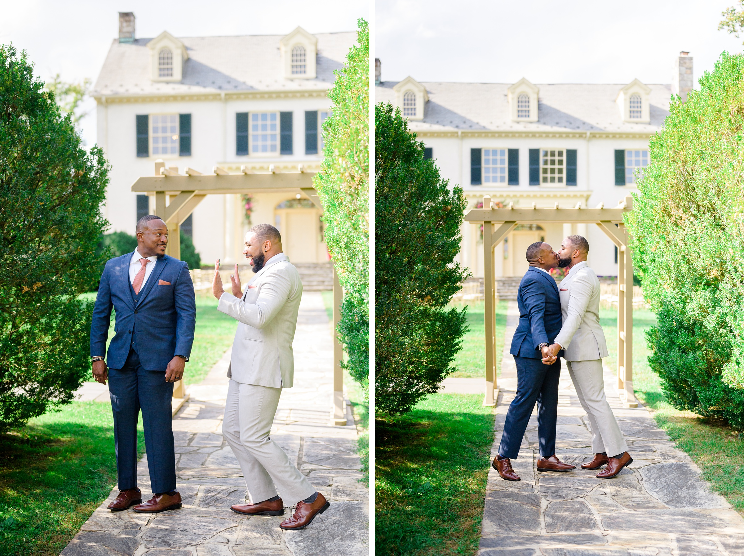 Colorful styled shoot at Rust Manor House photographed by Queer Affirming Wedding Photographer in Baltimore Cait Kramer.