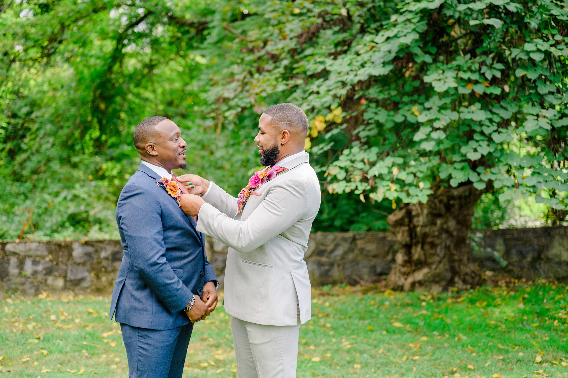 Colorful styled shoot at Rust Manor House photographed by Queer Affirming Wedding Photographer in Baltimore Cait Kramer.