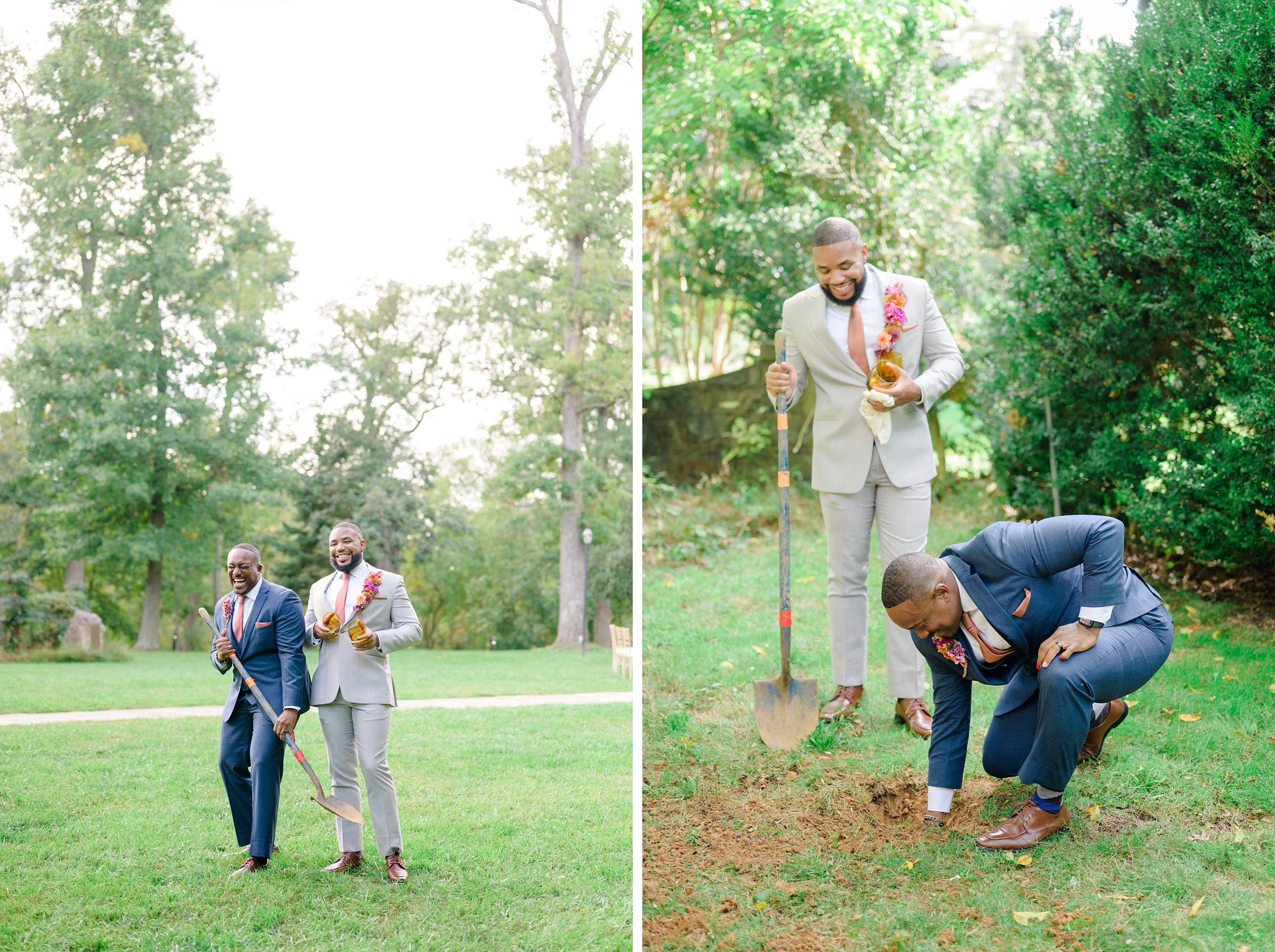 Colorful styled shoot at Rust Manor House photographed by Queer Affirming Wedding Photographer in Baltimore Cait Kramer.