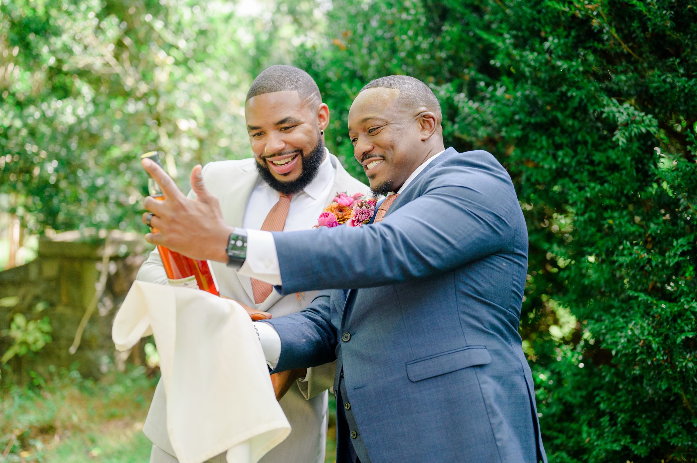 Colorful styled shoot at Rust Manor House photographed by Queer Affirming Wedding Photographer in Baltimore Cait Kramer.