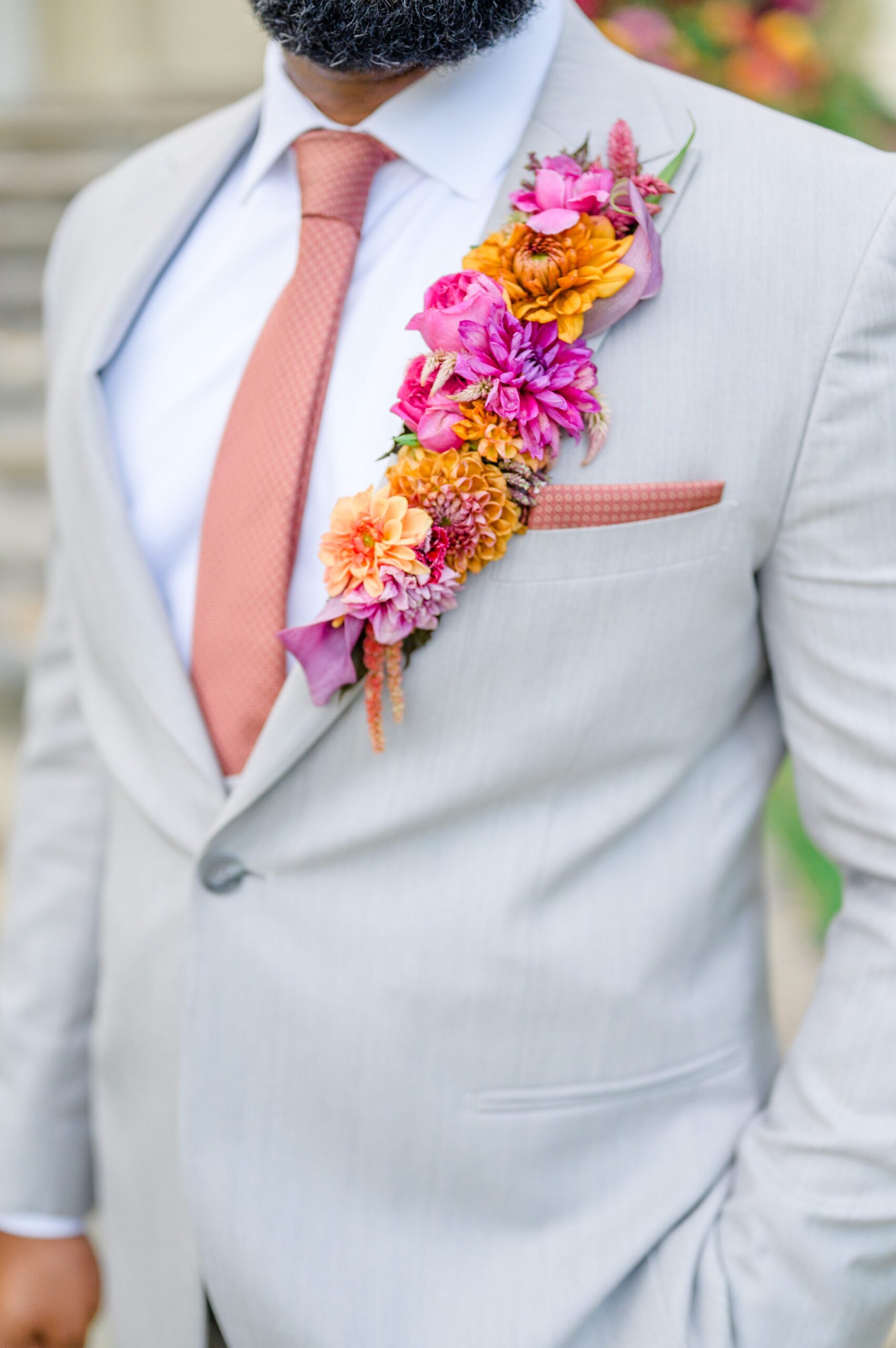 Colorful styled shoot at Rust Manor House photographed by Queer Affirming Wedding Photographer in Baltimore Cait Kramer.