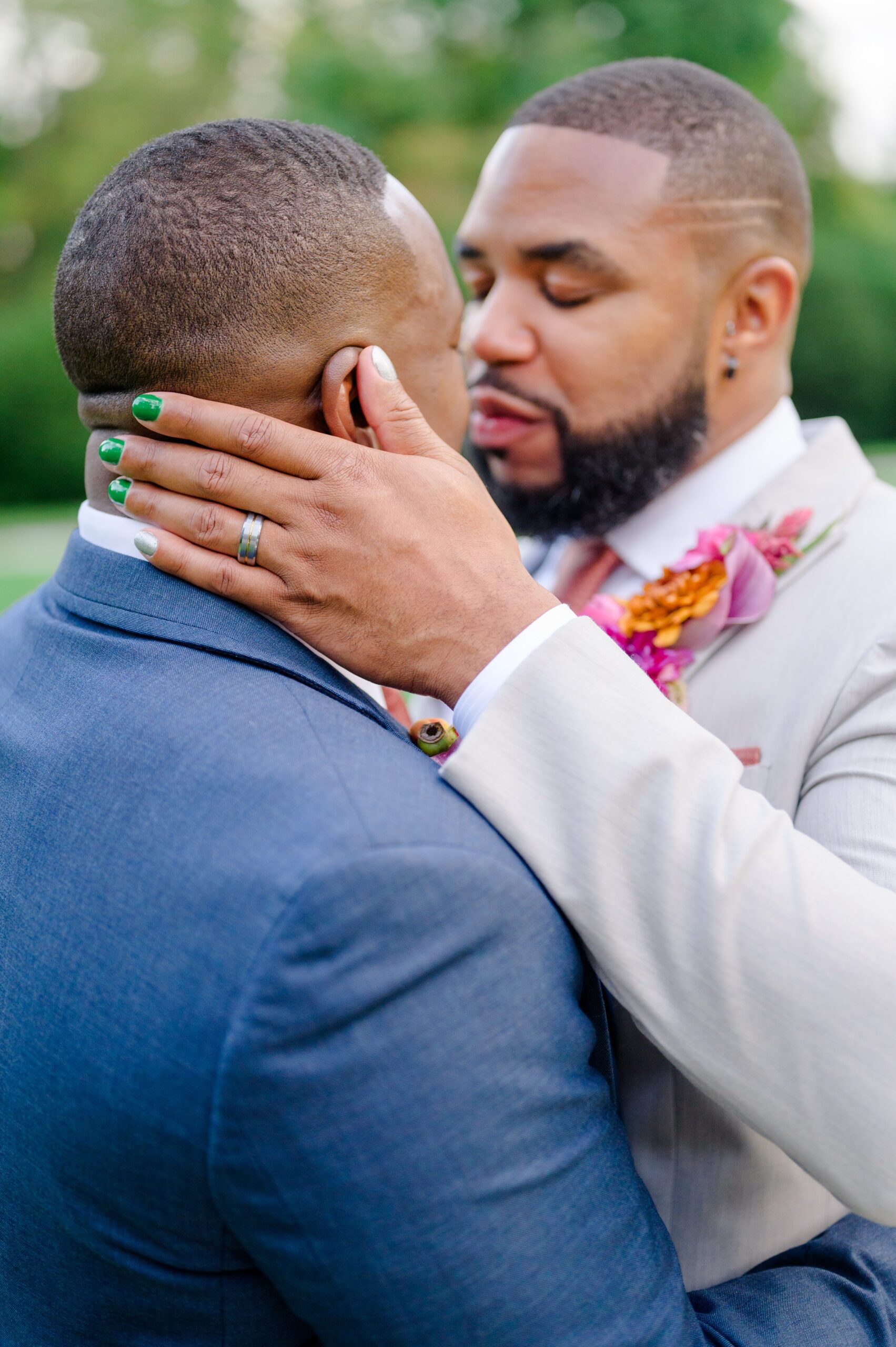 Colorful styled shoot at Rust Manor House photographed by Queer Affirming Wedding Photographer in Baltimore Cait Kramer.