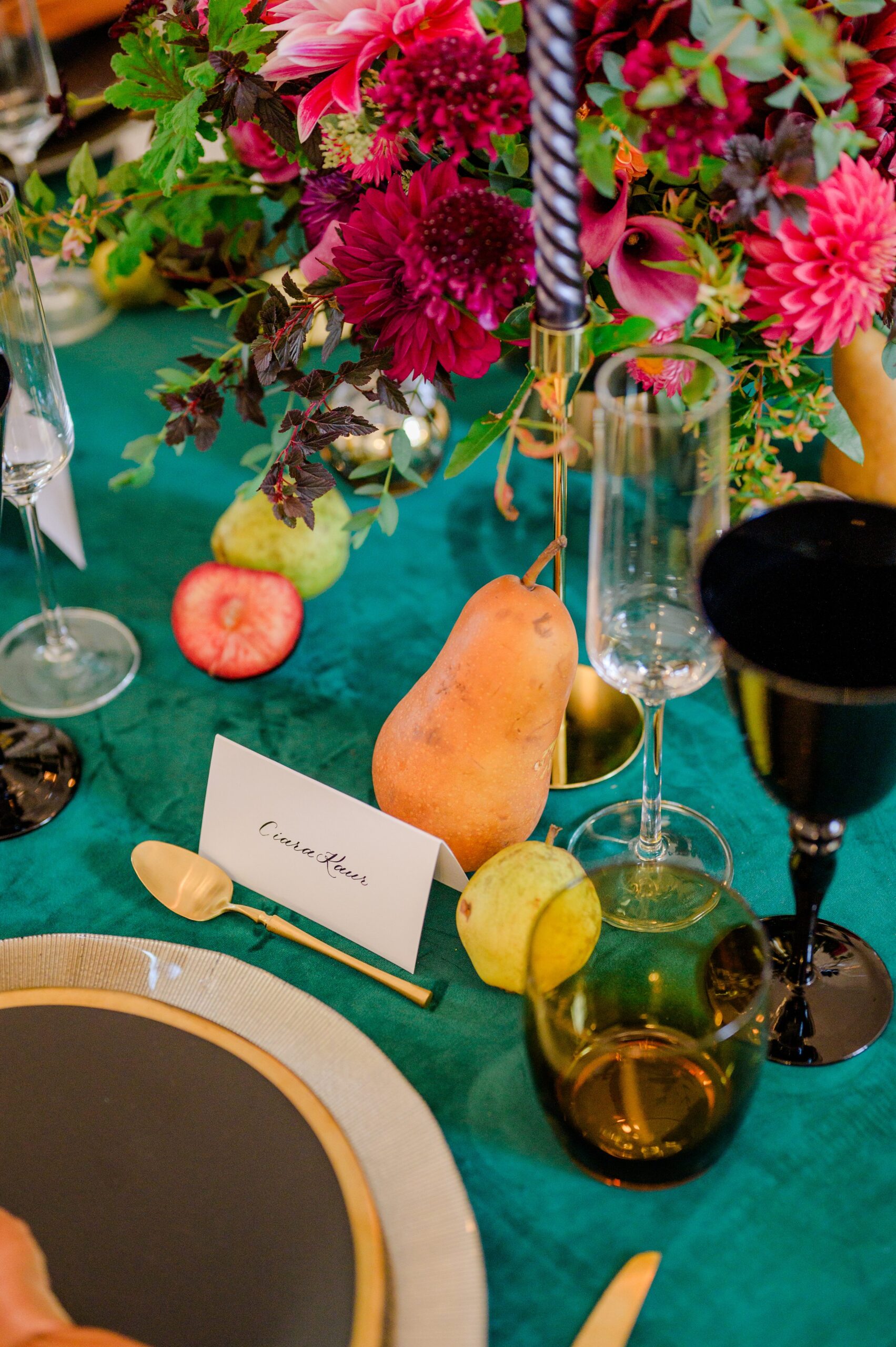 Colorful styled shoot at Rust Manor House photographed by Queer Affirming Wedding Photographer in Baltimore Cait Kramer.