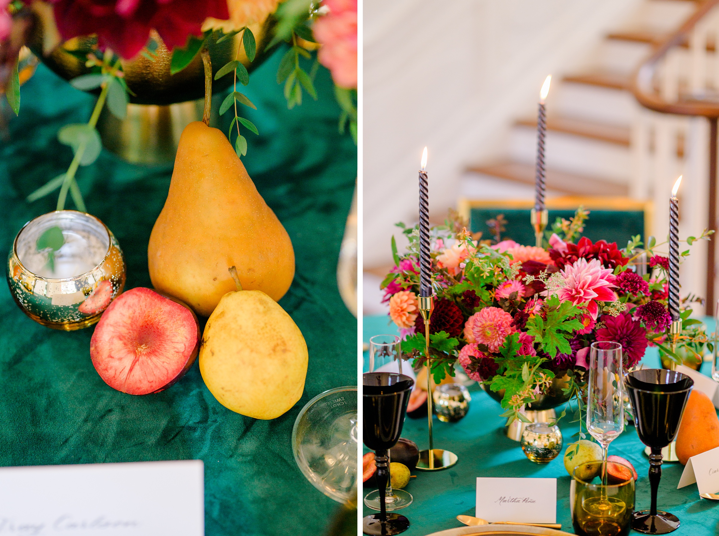 Colorful styled shoot at Rust Manor House photographed by Queer Affirming Wedding Photographer in Baltimore Cait Kramer.