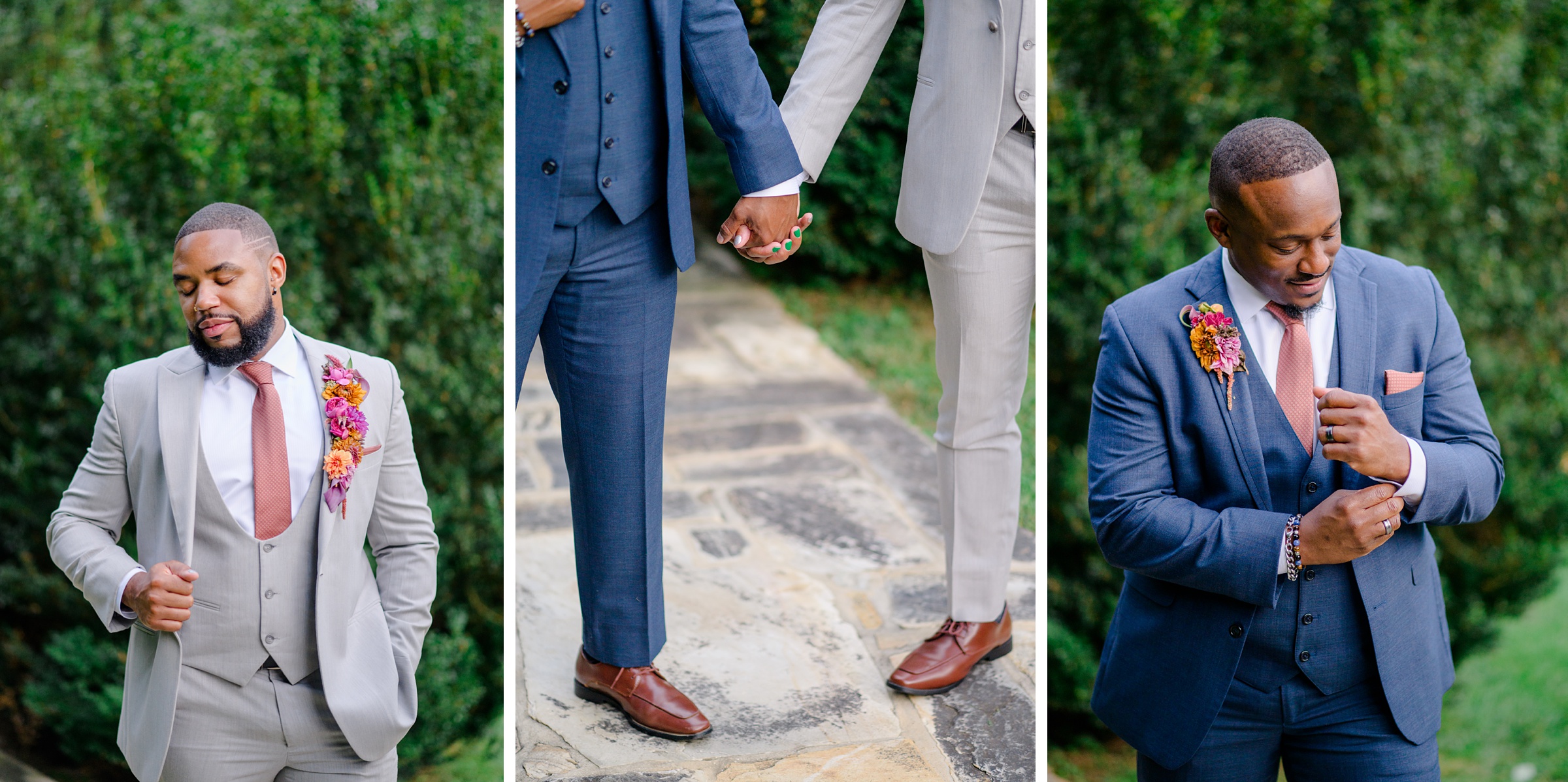 Colorful styled shoot at Rust Manor House photographed by Queer Affirming Wedding Photographer in Baltimore Cait Kramer.