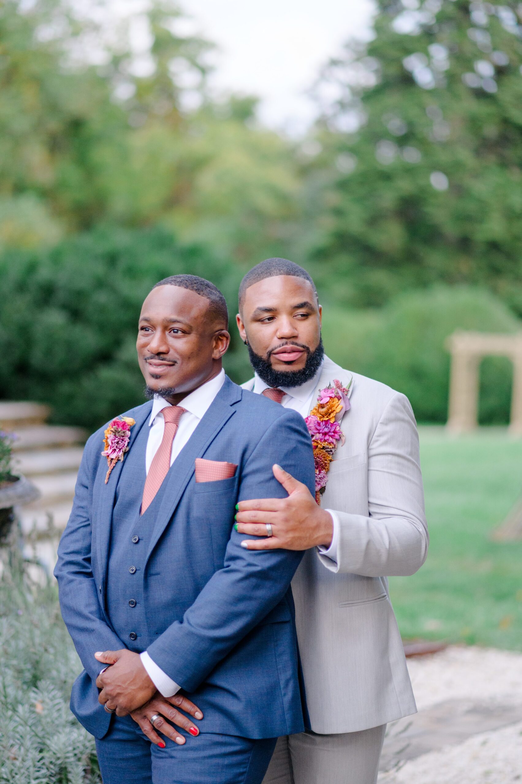 Colorful styled shoot at Rust Manor House photographed by Queer Affirming Wedding Photographer in Baltimore Cait Kramer.