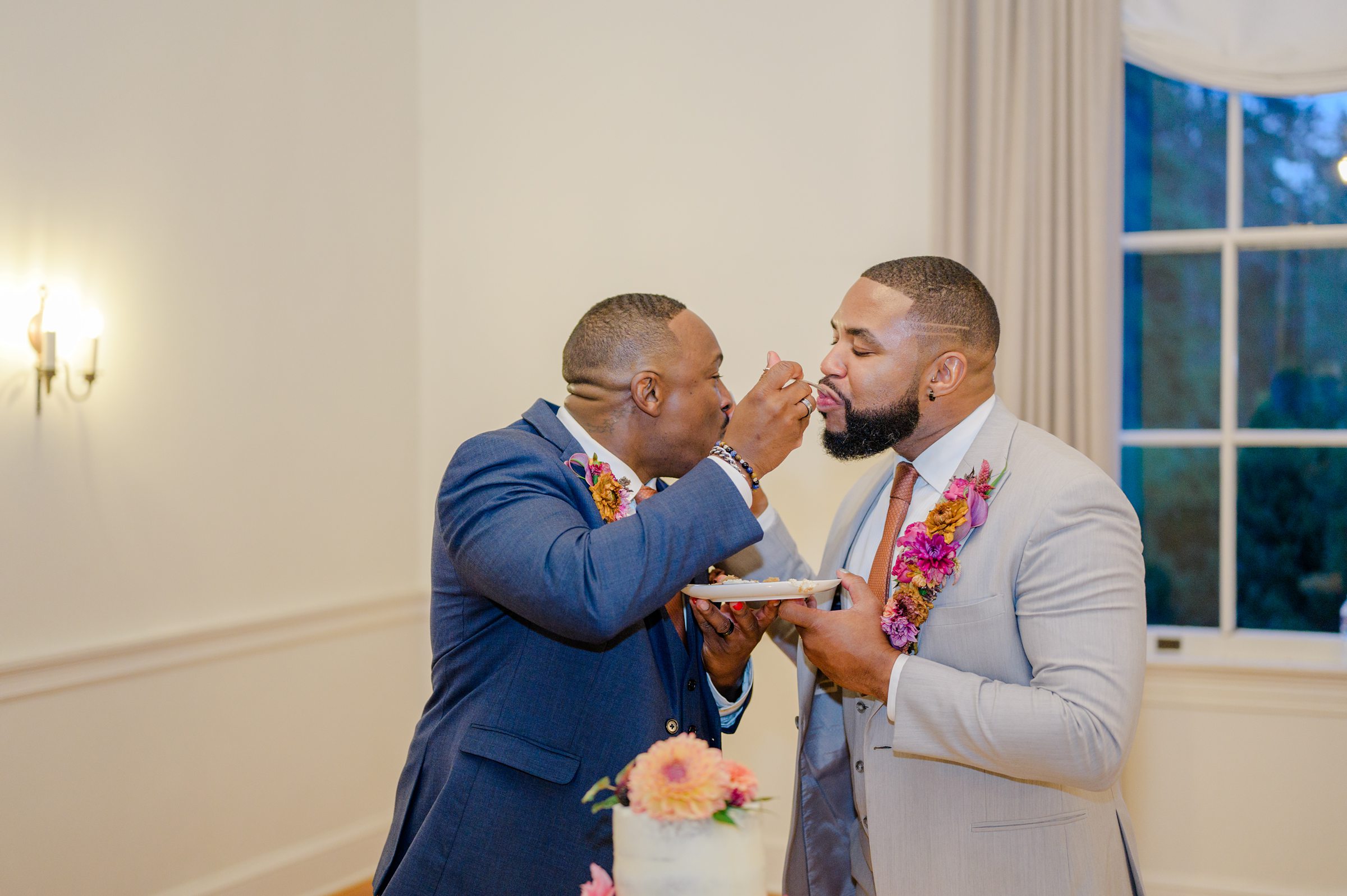 Colorful styled shoot at Rust Manor House photographed by Queer Affirming Wedding Photographer in Baltimore Cait Kramer.