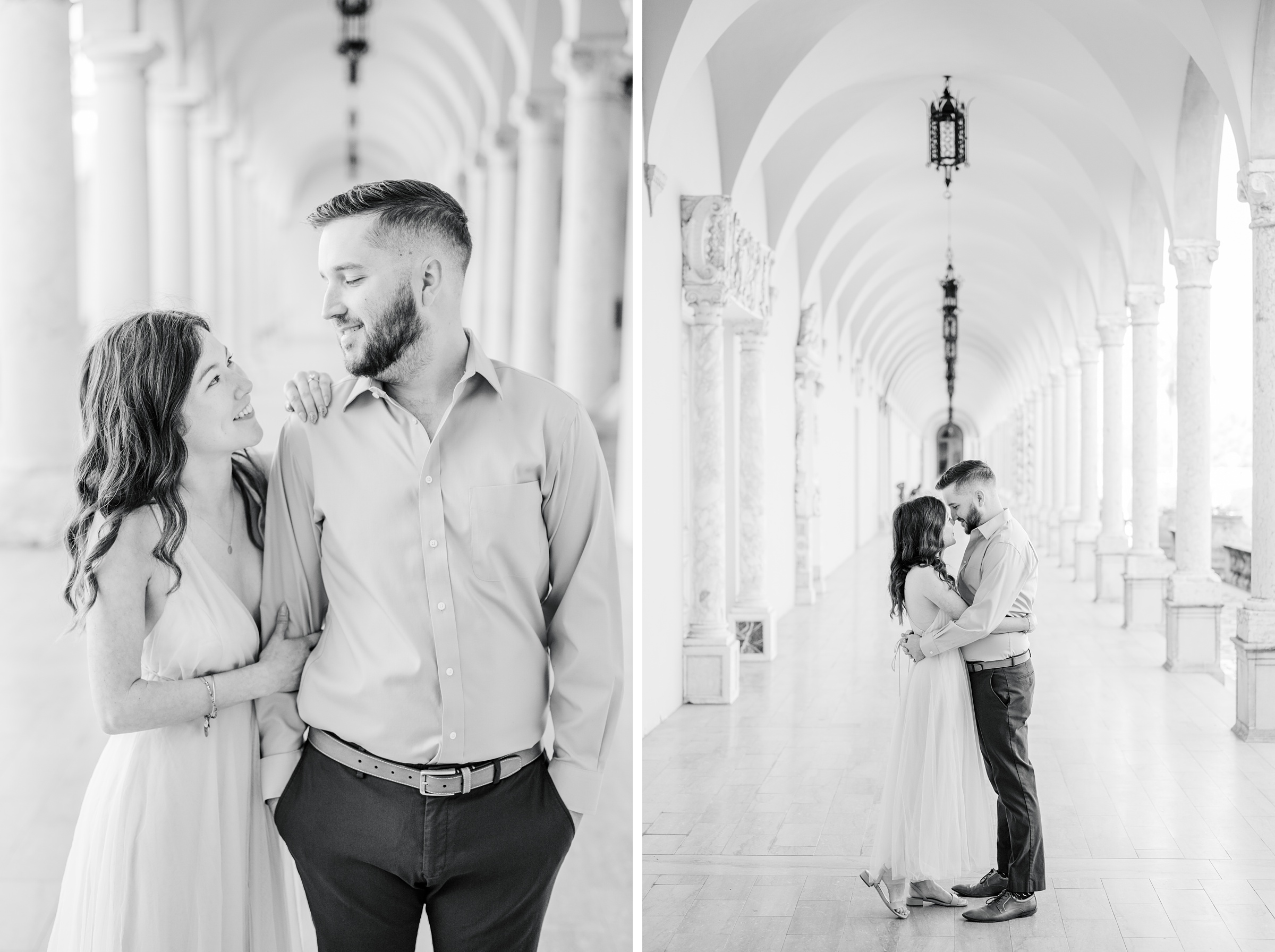 Engagement session at The Ringling Museum of Art in Sarasota, Florida photographed by Wedding Photographer Cait Kramer