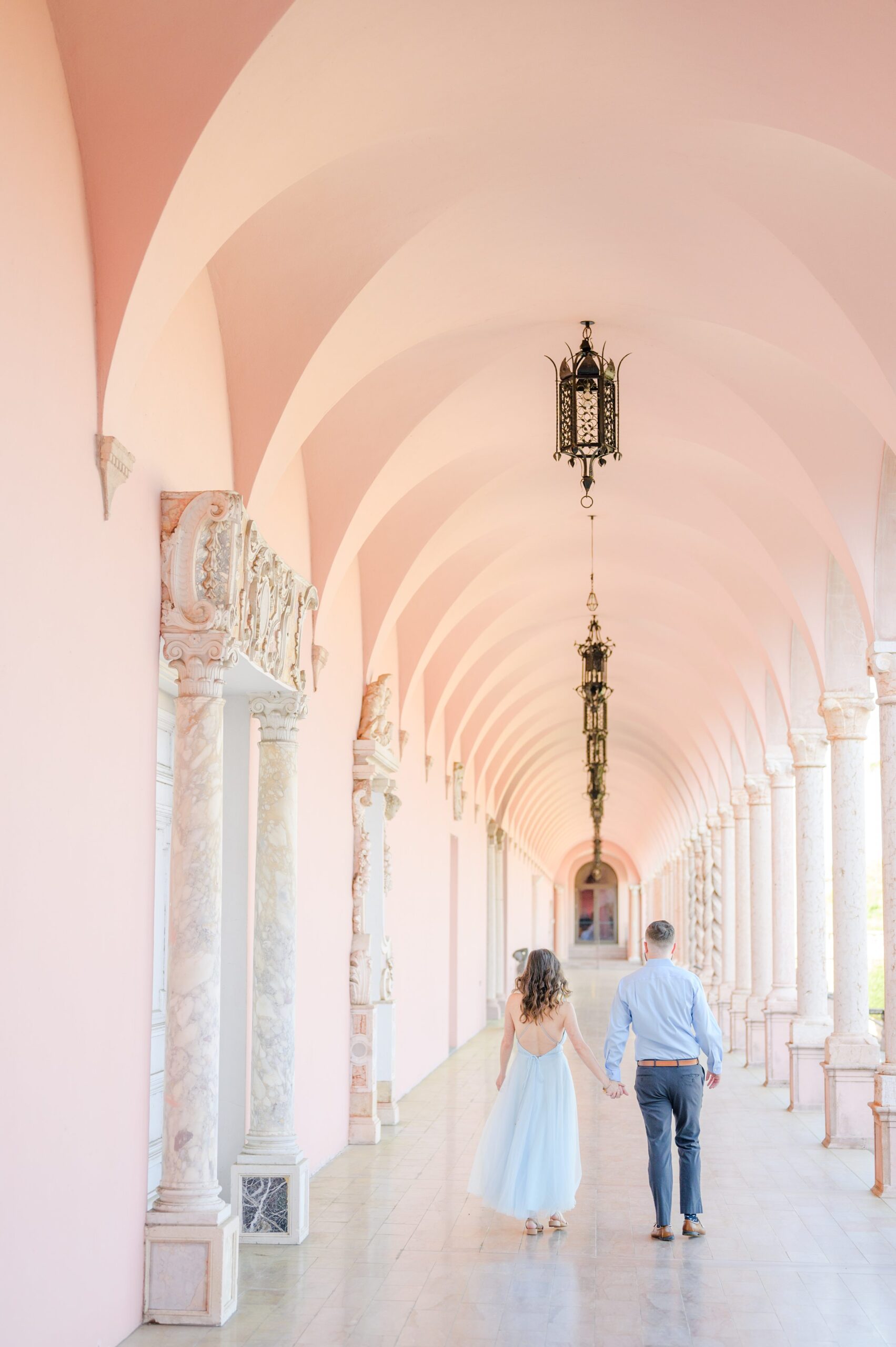 Engagement session at The Ringling Museum of Art in Sarasota, Florida photographed by Wedding Photographer Cait Kramer