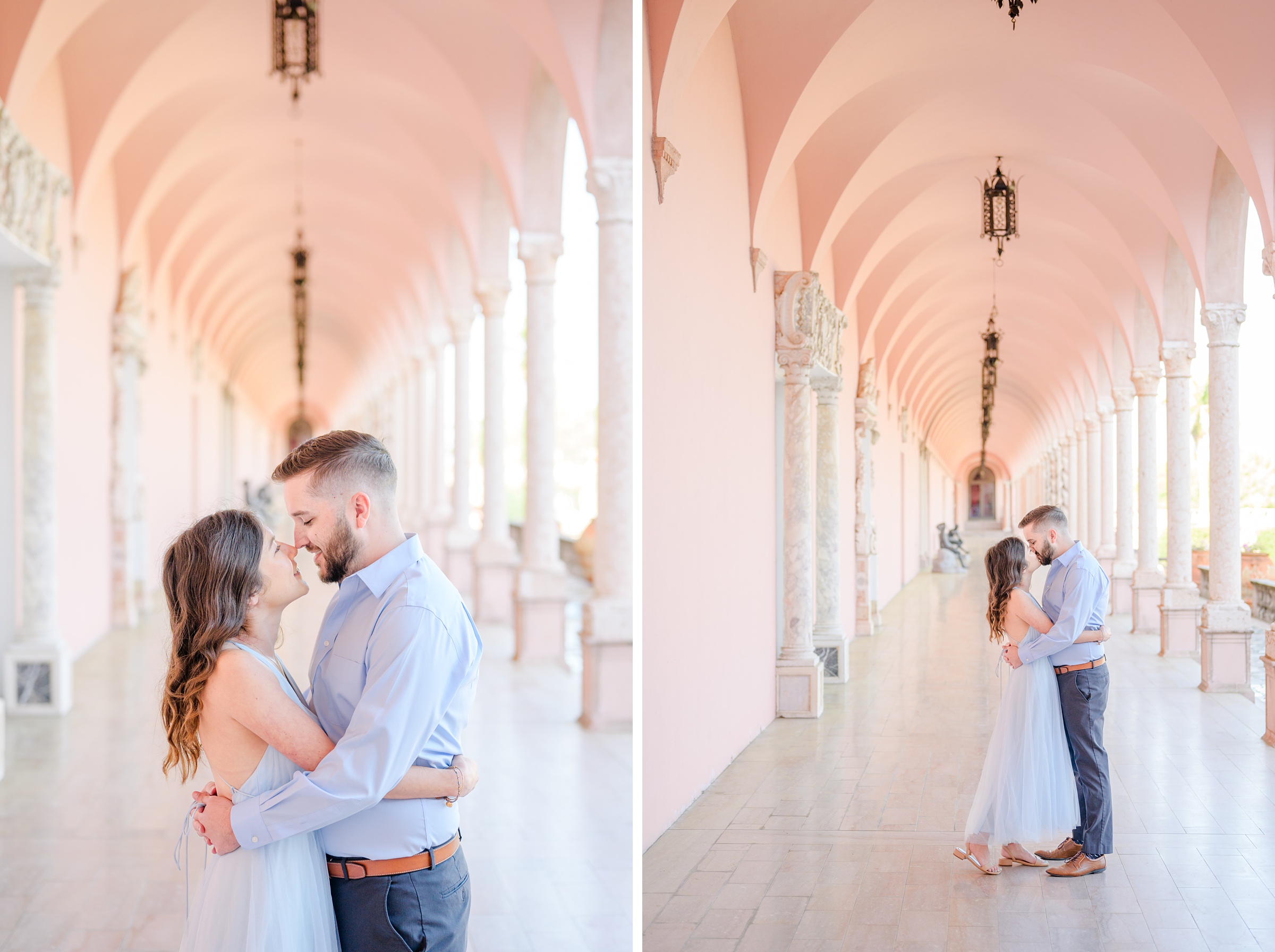 Engagement session at The Ringling Museum of Art in Sarasota, Florida photographed by Wedding Photographer Cait Kramer