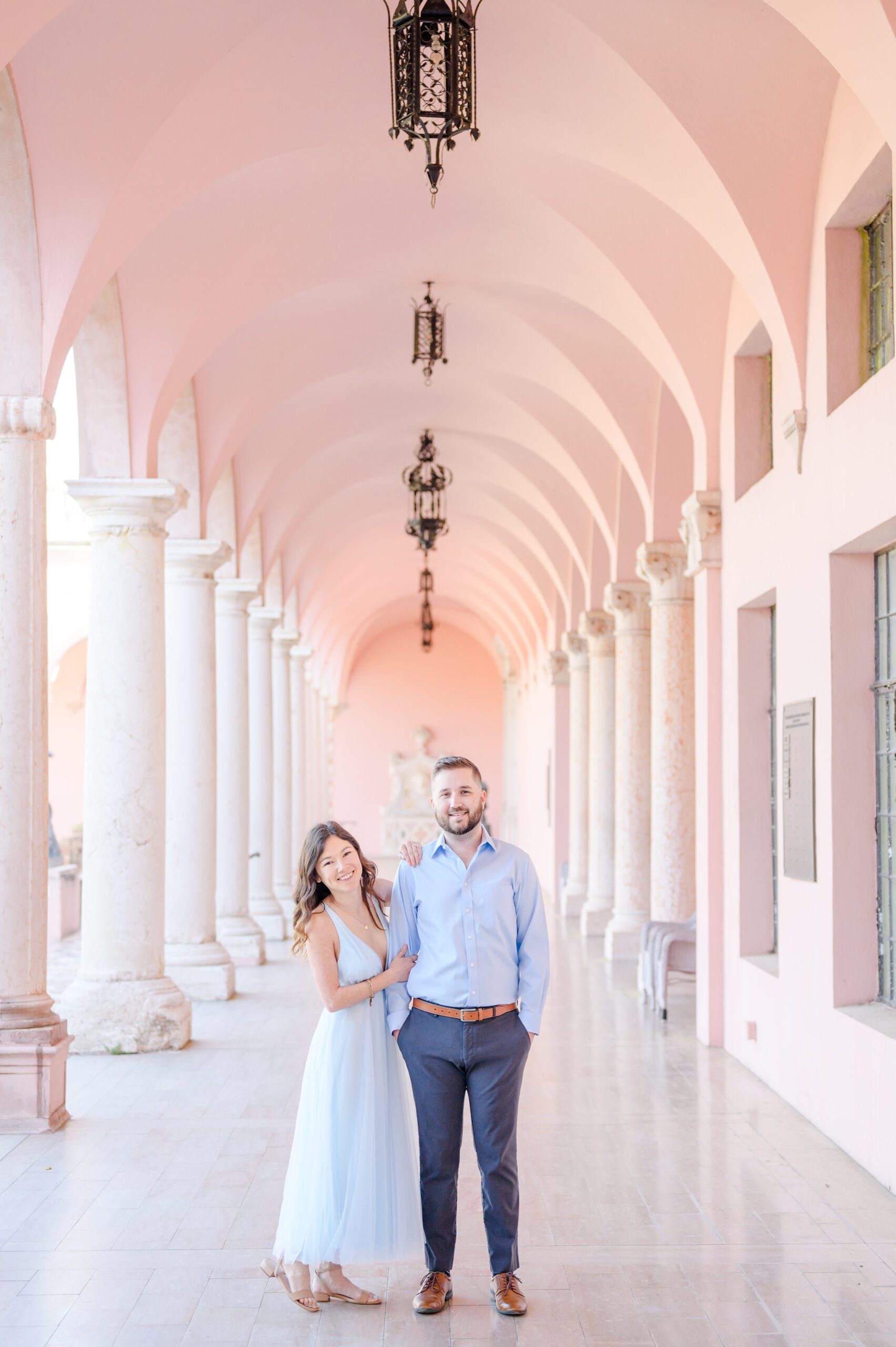 Engagement session at The Ringling Museum of Art in Sarasota, Florida photographed by Wedding Photographer Cait Kramer