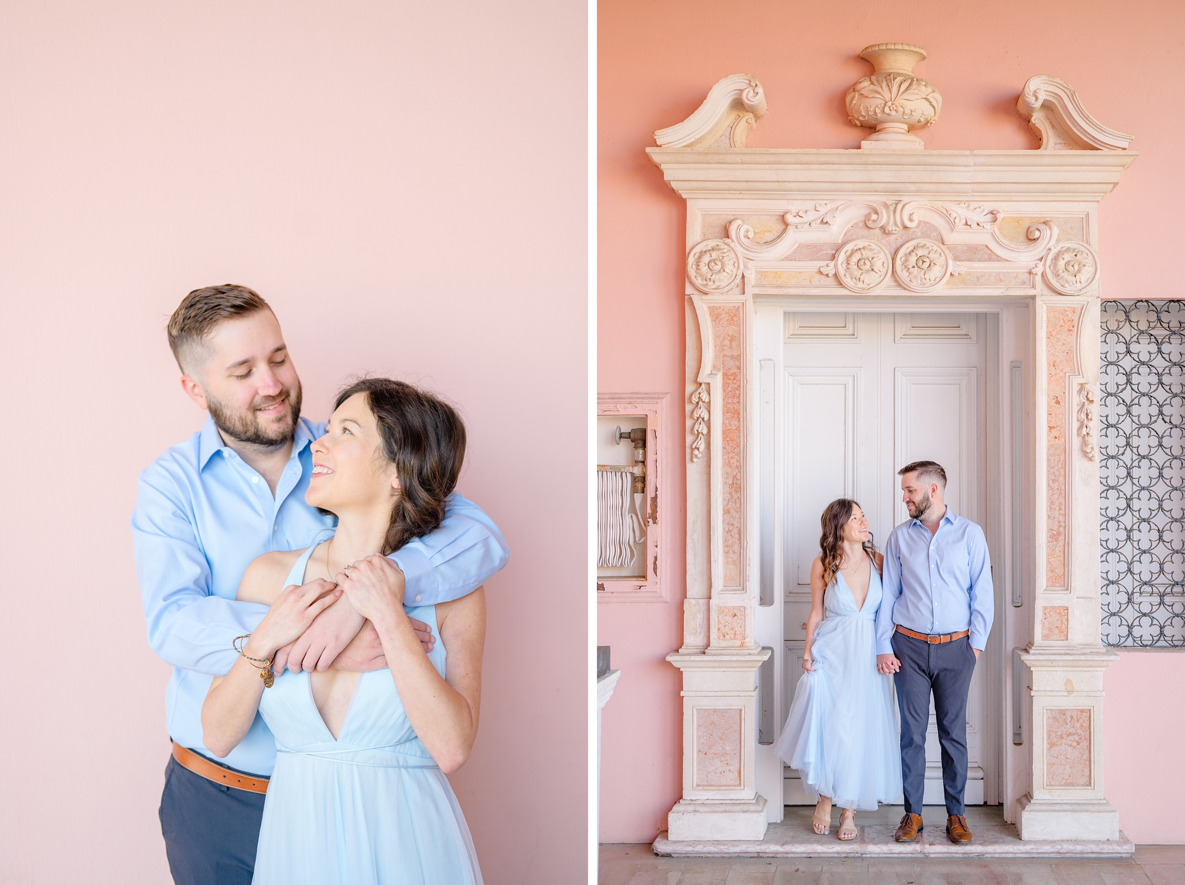 Engagement session at The Ringling Museum of Art in Sarasota, Florida photographed by Wedding Photographer Cait Kramer