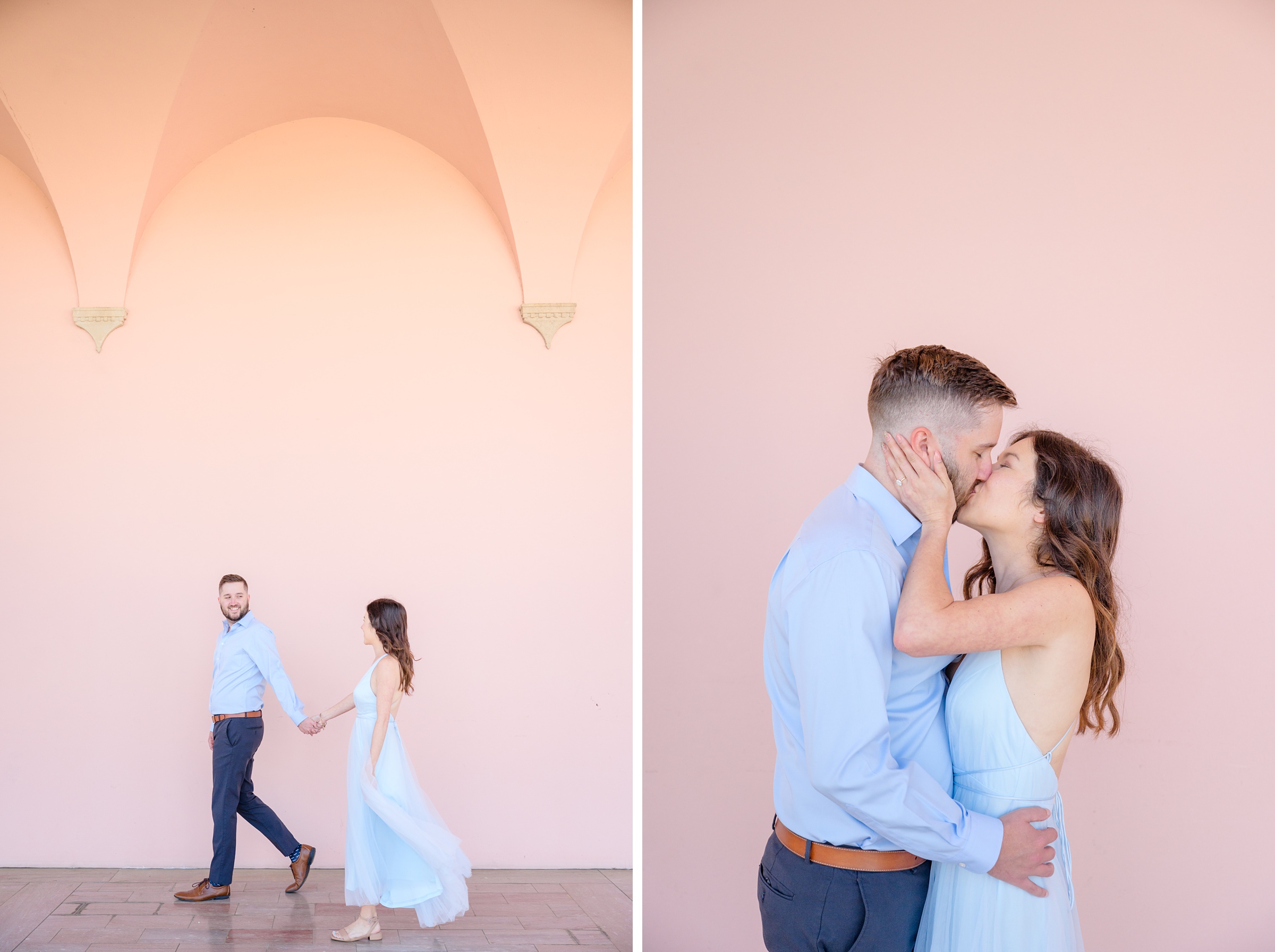 Engagement session at The Ringling Museum of Art in Sarasota, Florida photographed by Wedding Photographer Cait Kramer