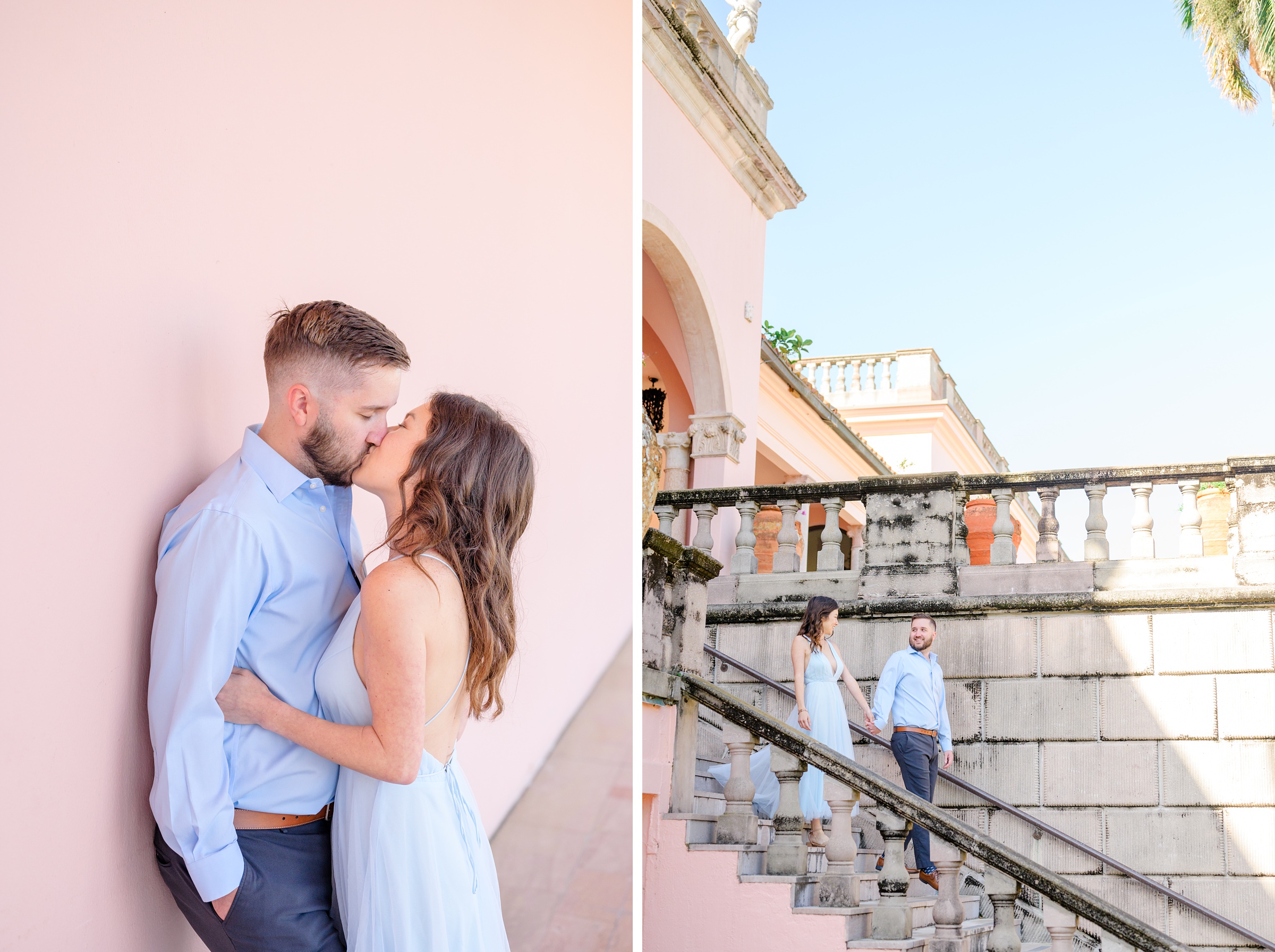 Engagement session at The Ringling Museum of Art in Sarasota, Florida photographed by Wedding Photographer Cait Kramer