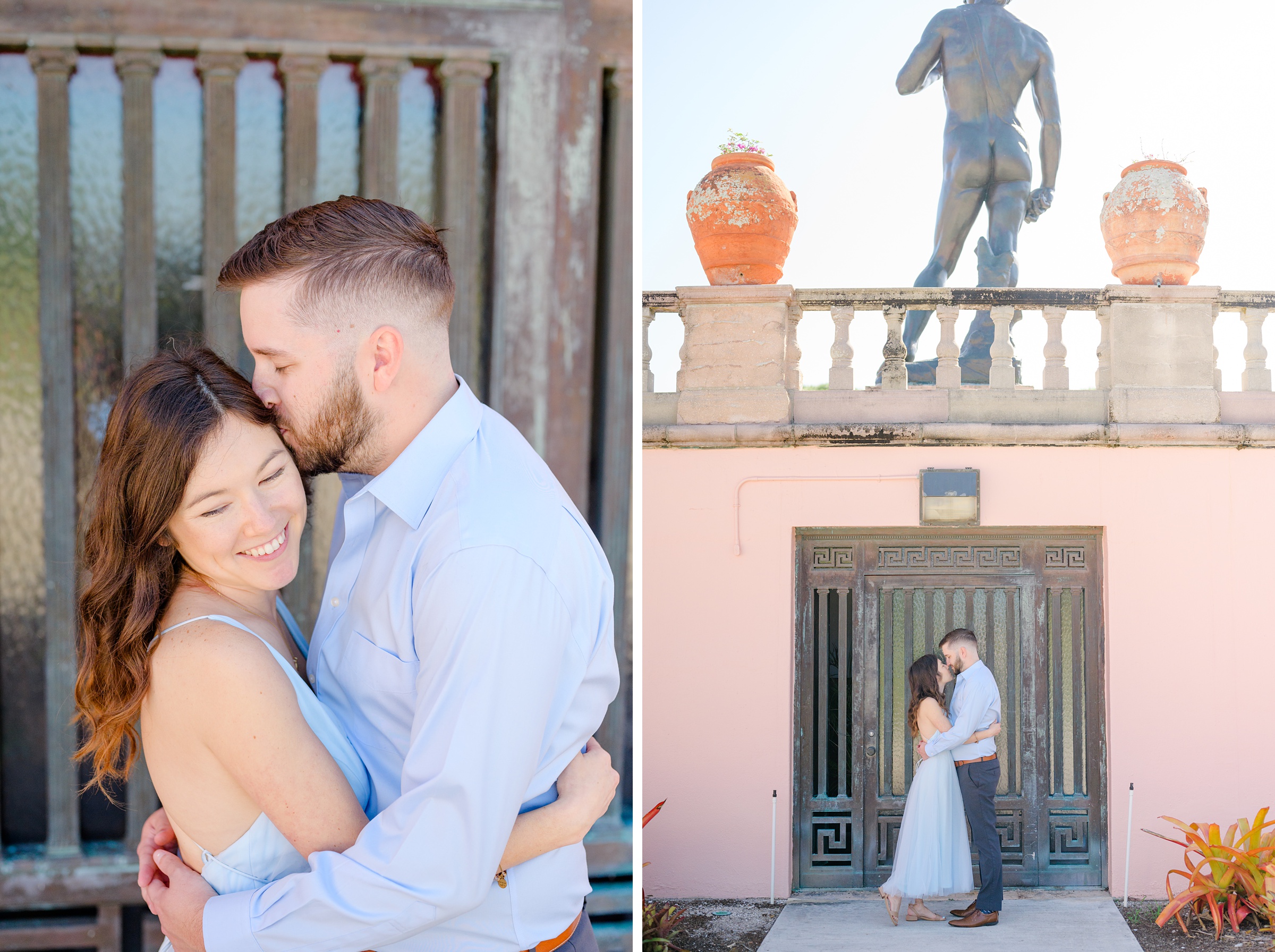 Engagement session at The Ringling Museum of Art in Sarasota, Florida photographed by Wedding Photographer Cait Kramer