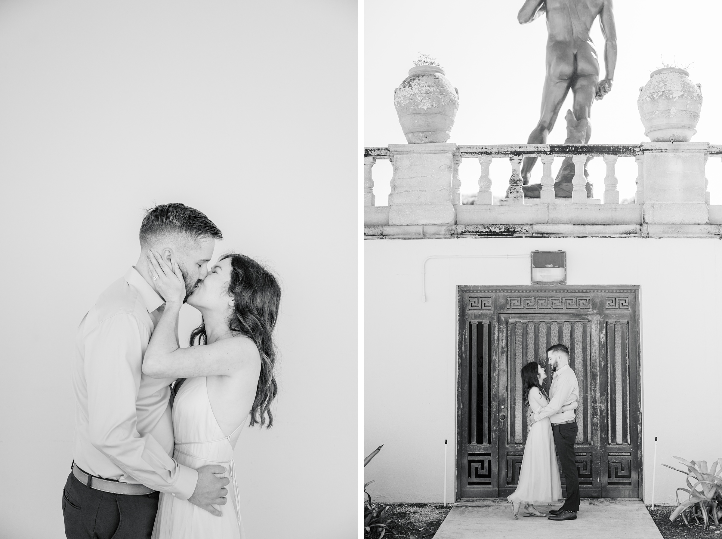 Engagement session at The Ringling Museum of Art in Sarasota, Florida photographed by Wedding Photographer Cait Kramer