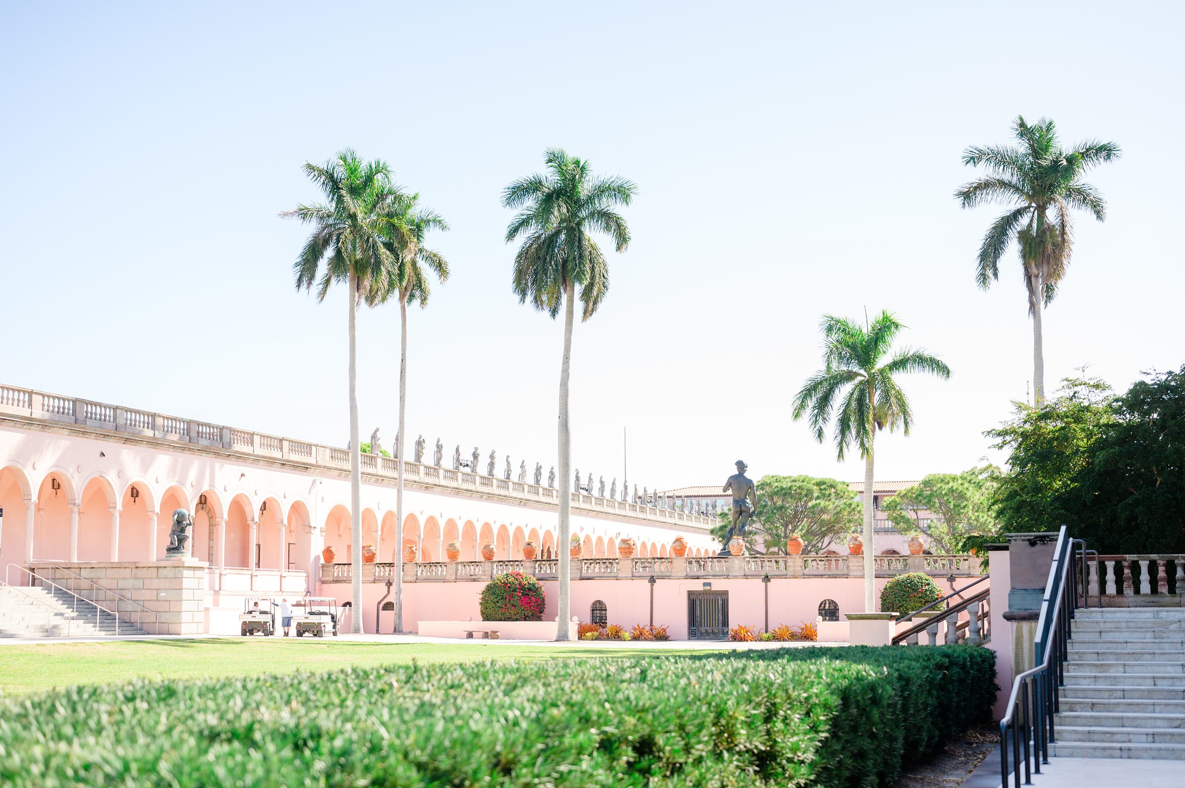 Engagement session at The Ringling Museum of Art in Sarasota, Florida photographed by Wedding Photographer Cait Kramer