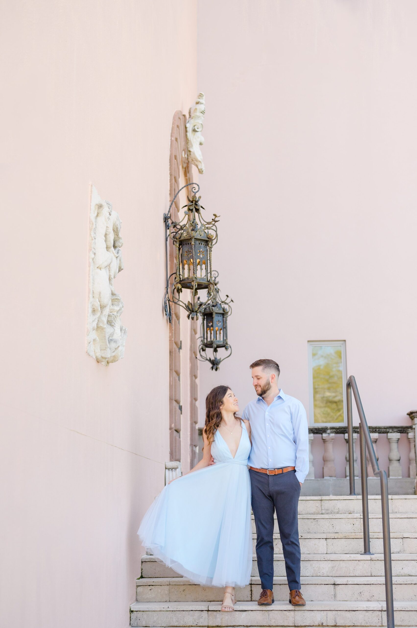 Engagement session at The Ringling Museum of Art in Sarasota, Florida photographed by Wedding Photographer Cait Kramer