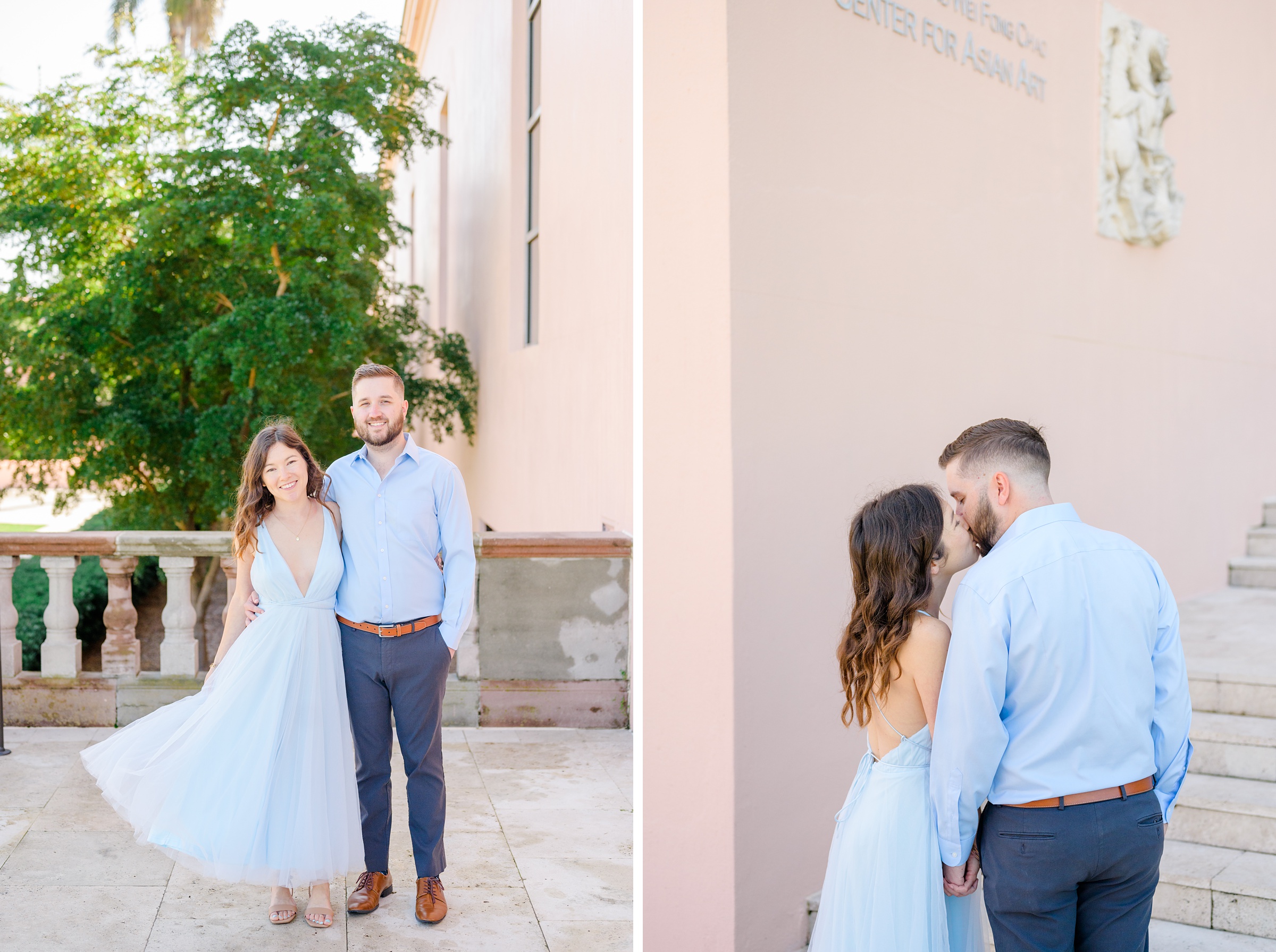 Engagement session at The Ringling Museum of Art in Sarasota, Florida photographed by Wedding Photographer Cait Kramer