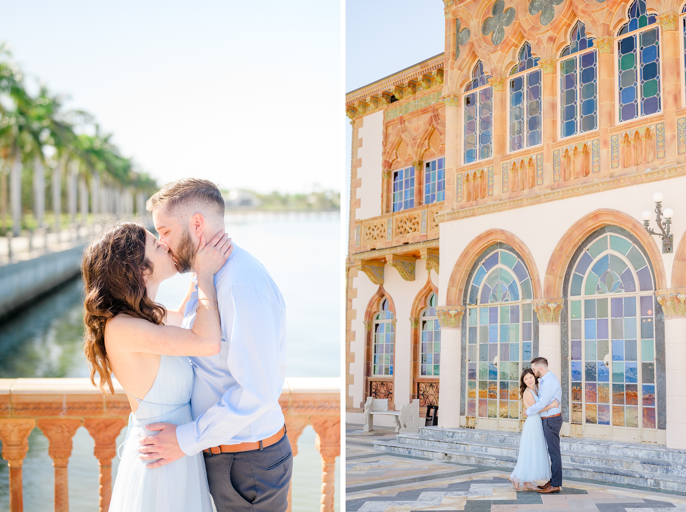 Engagement session at The Ringling Museum of Art in Sarasota, Florida photographed by Wedding Photographer Cait Kramer