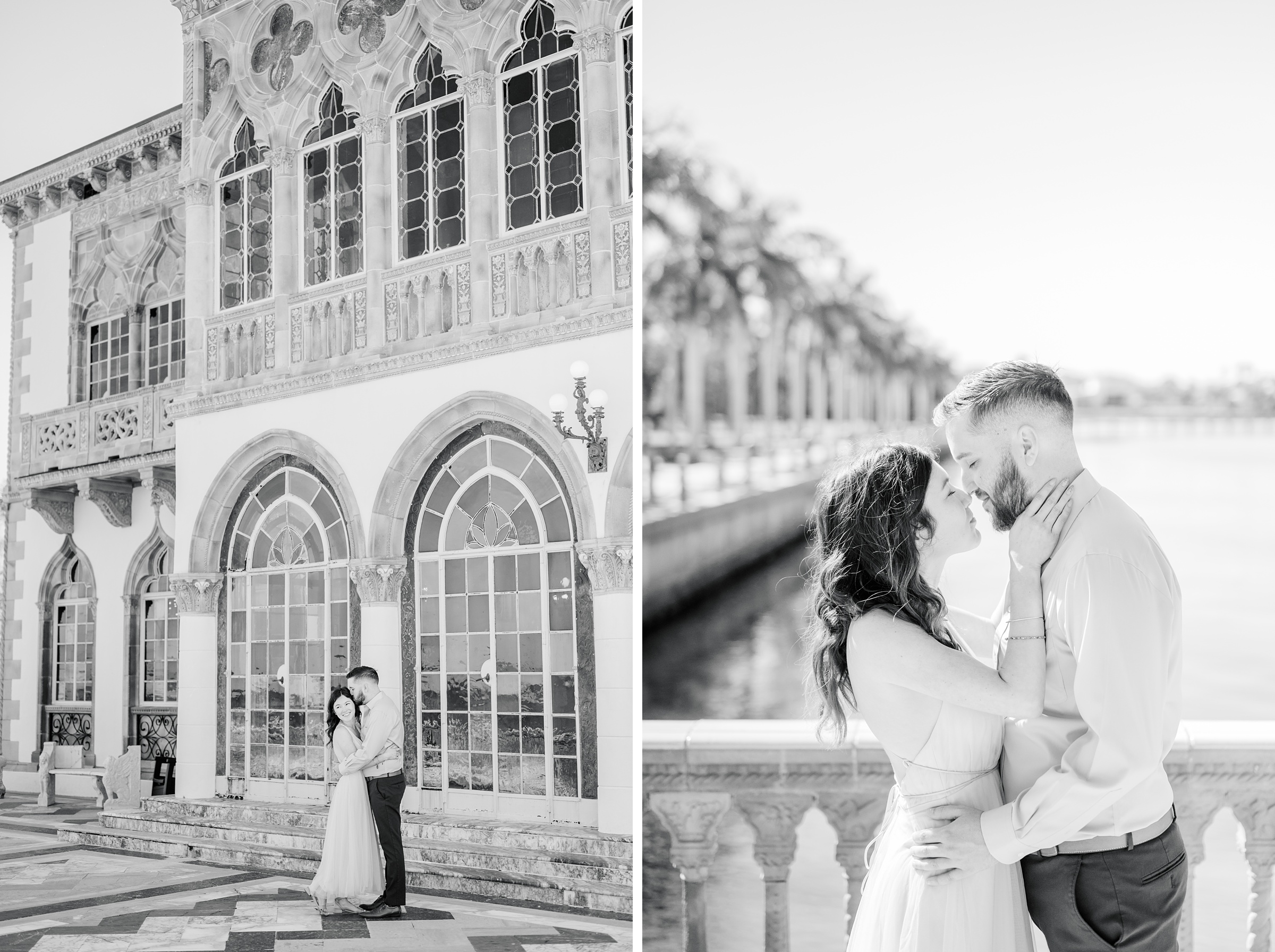 Engagement session at The Ringling Museum of Art in Sarasota, Florida photographed by Wedding Photographer Cait Kramer