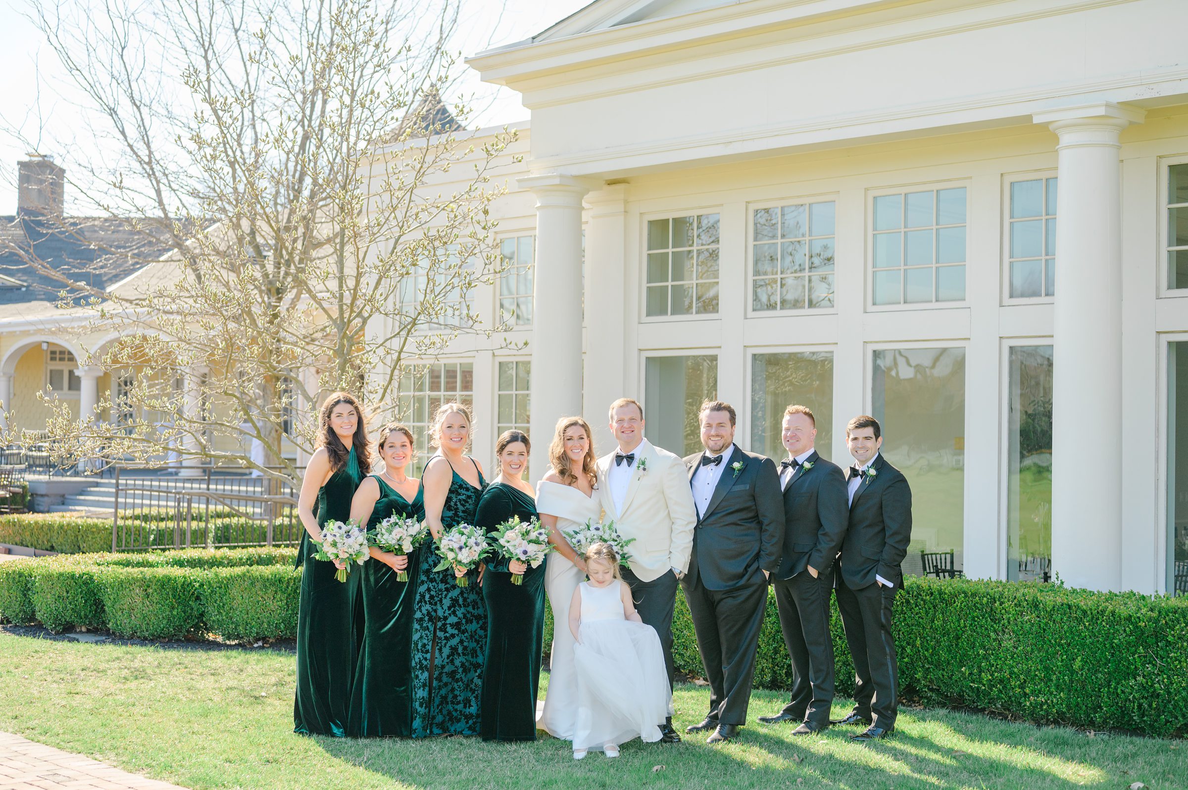 Spring wedding at the Philadelphia Cricket Club photographed by Baltimore Photographer Cait Kramer.