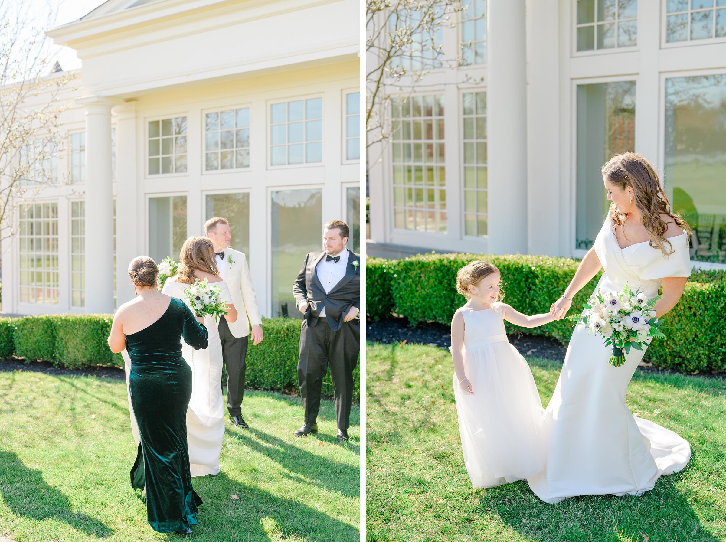 Spring wedding at the Philadelphia Cricket Club photographed by Baltimore Photographer Cait Kramer.