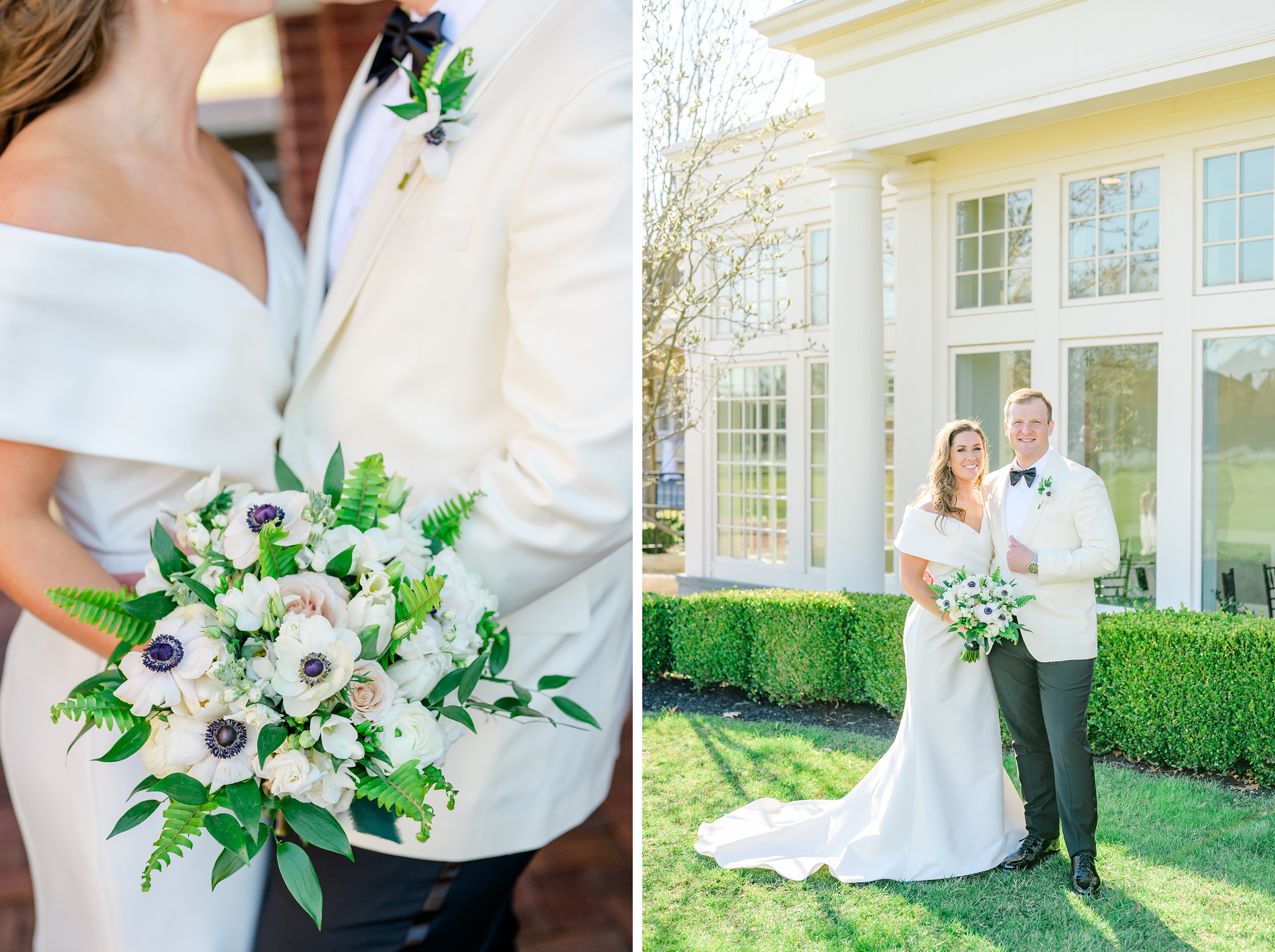 Spring wedding at the Philadelphia Cricket Club photographed by Baltimore Photographer Cait Kramer.