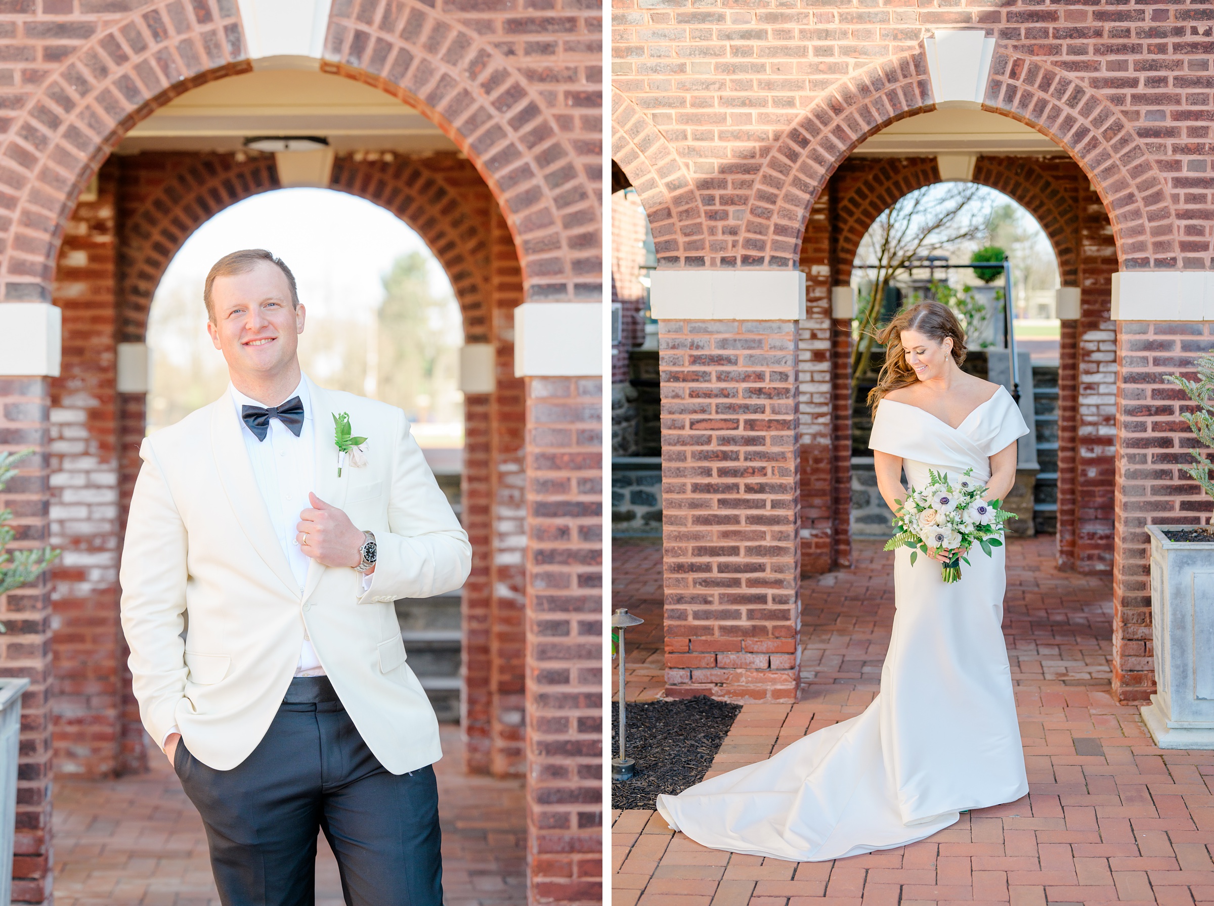 Spring wedding at the Philadelphia Cricket Club photographed by Baltimore Photographer Cait Kramer.