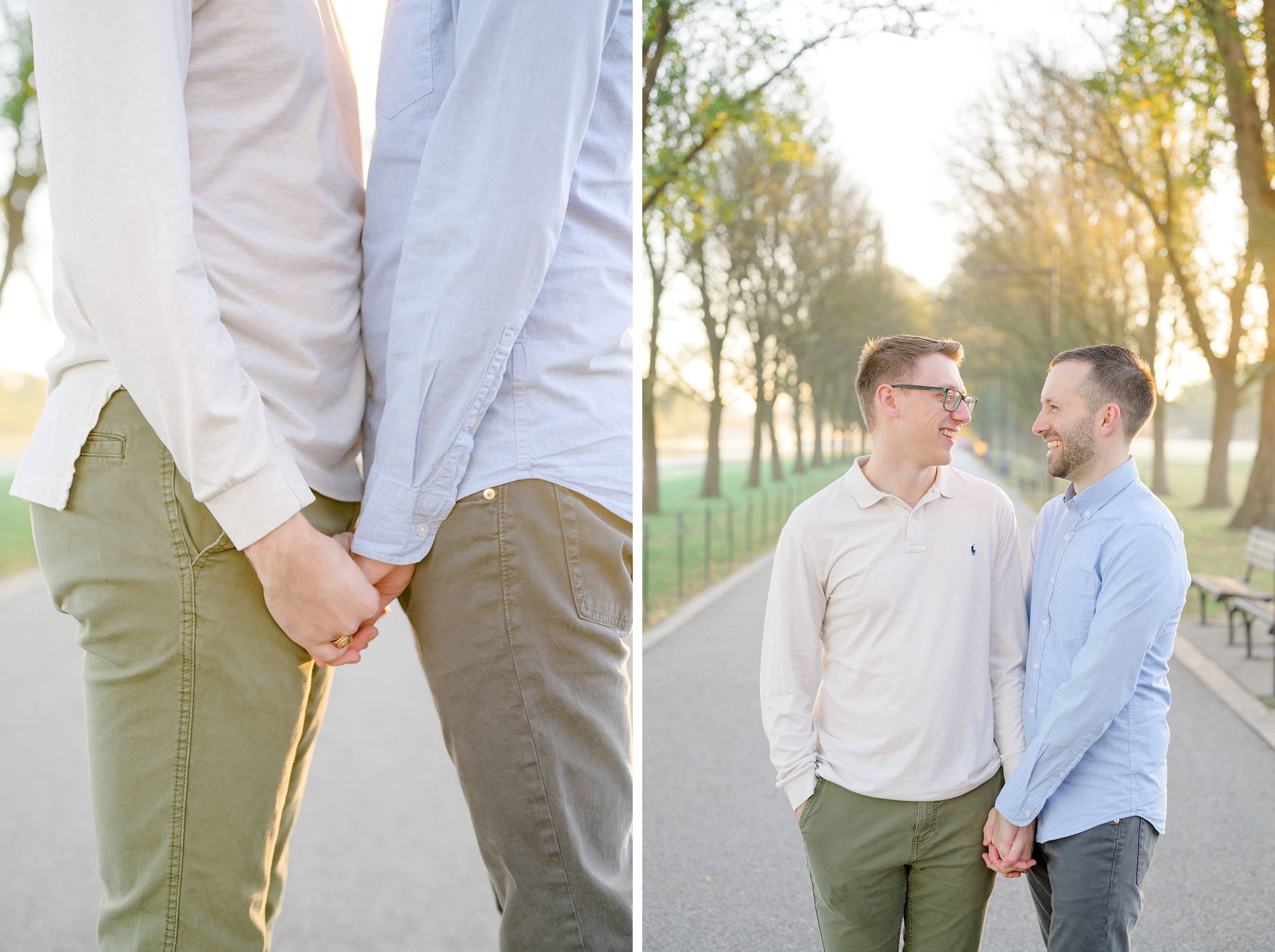 Engagement Photos on the National Mall in Washington, D.C. photographed by Baltimore Wedding Photographer Cait Kramer.